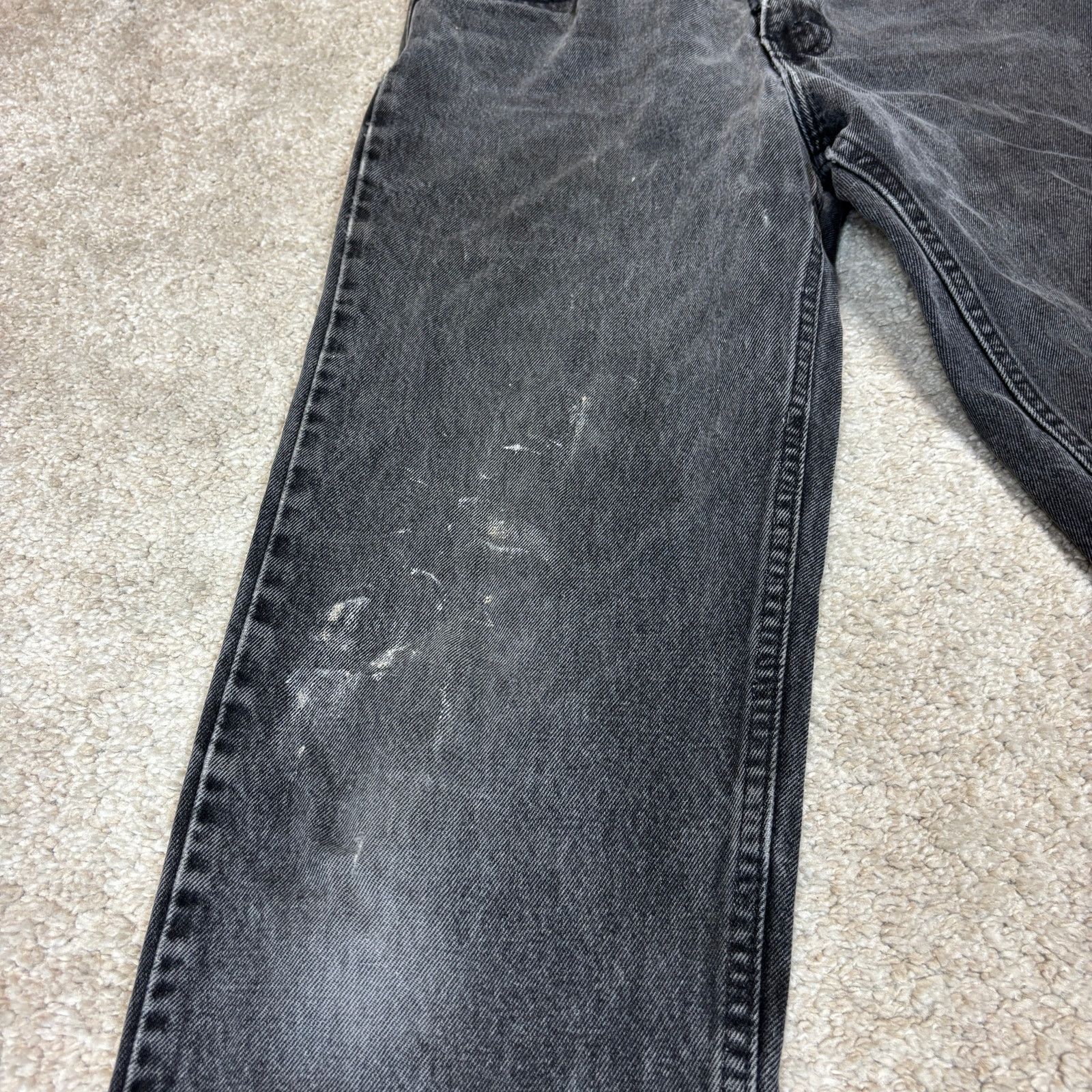 Levi's × Vintage Vintage 90s Levi's 550 Relaxed Fit Tapered Black Jeans 31x32 Size US 31 - 11 Thumbnail