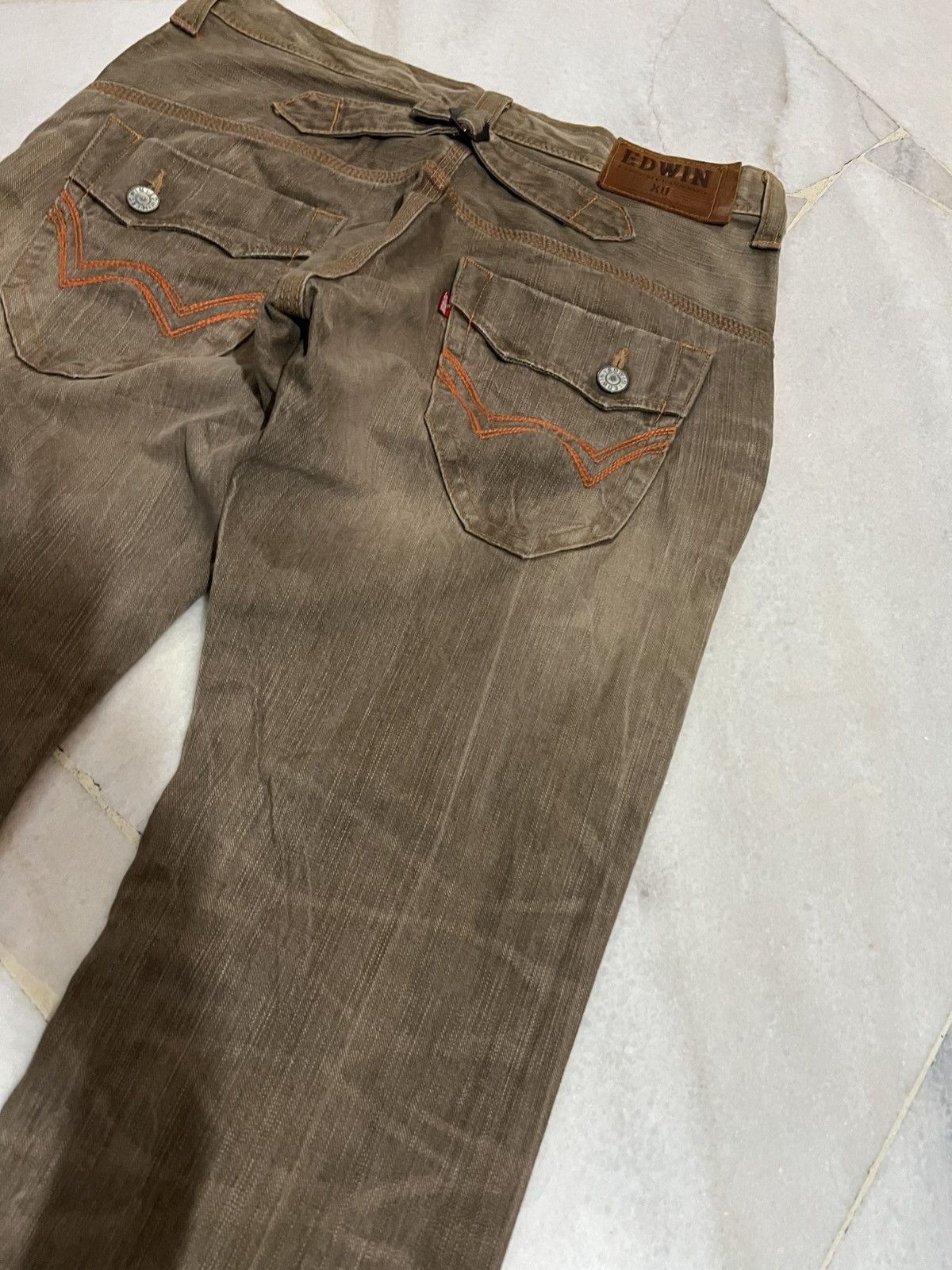 Edwin FLARE 90s EDWIN EXCLUSIVE VINTAGE XV CLAW JEAN Size US 33 - 12 Thumbnail