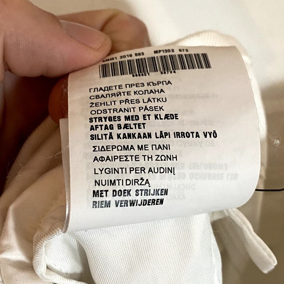 Miu Miu Miu Miu Wide Leg Bootcut Pants Belted White 2019 Size 48 IT Size 34" / US 12 / IT 48 - 8 Thumbnail