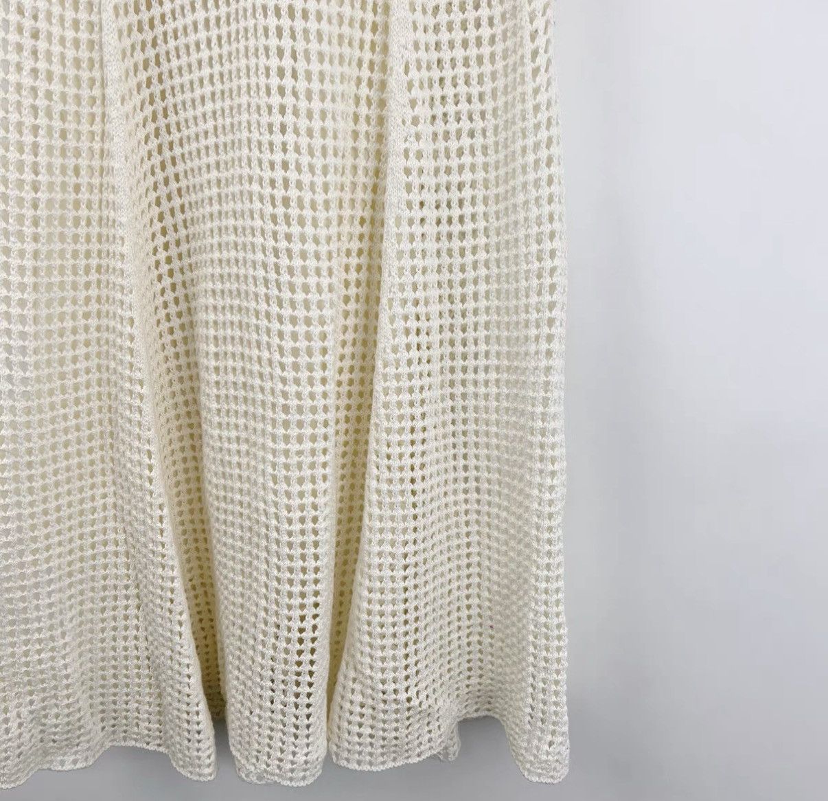 Dior Dior Women's Off-White Two-Piece Cutout Knit Dress K12 Size XXS / US 00 / IT 34 - 5 Thumbnail