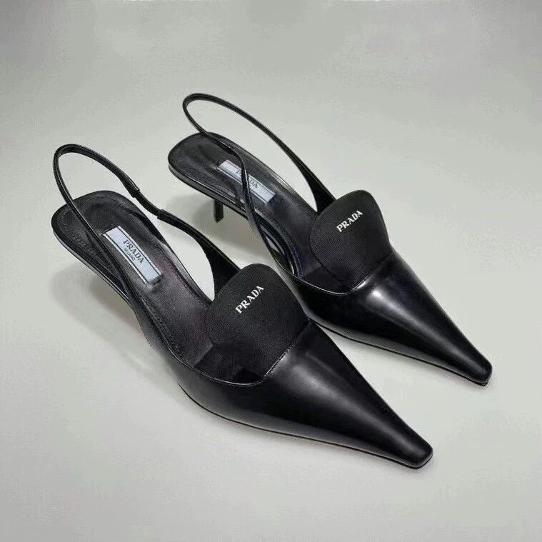 Prada Prada Women's Kitten Heel Sandals 36/37 Size US 5.5 / IT 35.5 - 2 Thumbnail