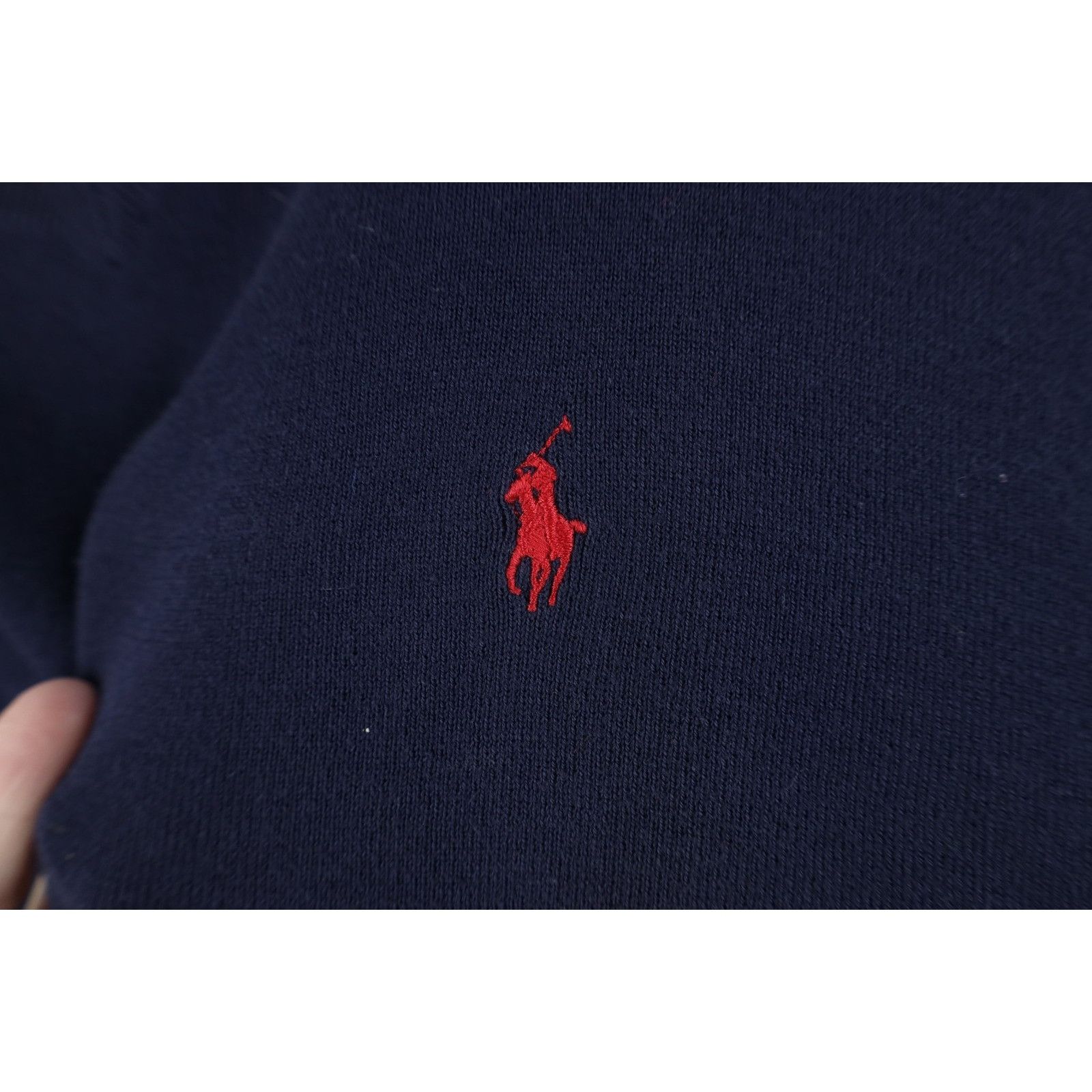 Polo Ralph Lauren Vintage 90s Ralph Lauren Faded Pima Cotton Knit Sweater Size US L / EU 52-54 / 3 - 4 Thumbnail