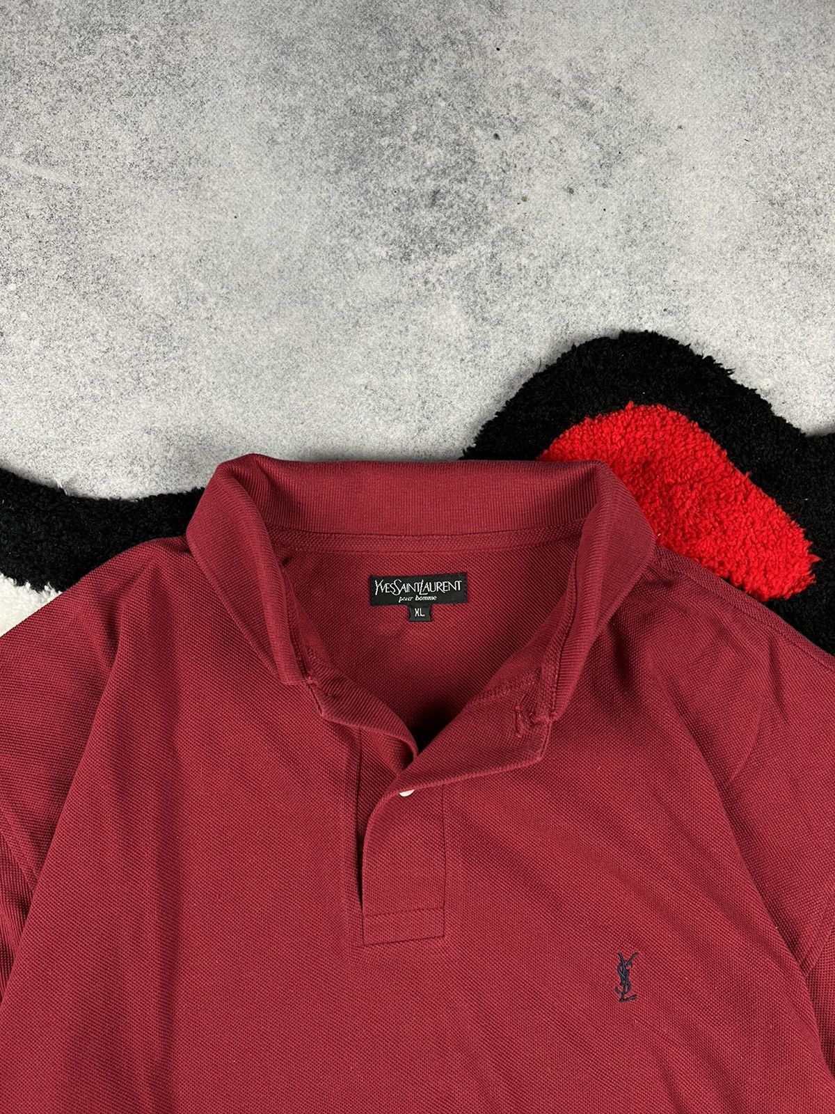 Yves Saint Laurent YSL Vintage 90s Yves Saint Laurent Old Money Casual Y2K Polo Size US XL / EU 56 / 4 - 5 Thumbnail