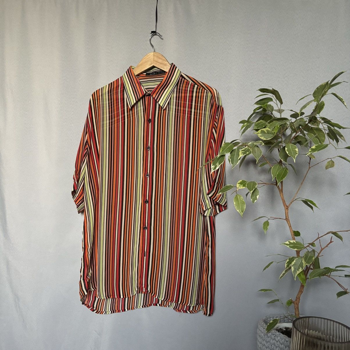 Vintage Andreo Garcia shirt made in Spain viscous luxury vintage Size US XL / EU 56 / 4 - 2 Thumbnail