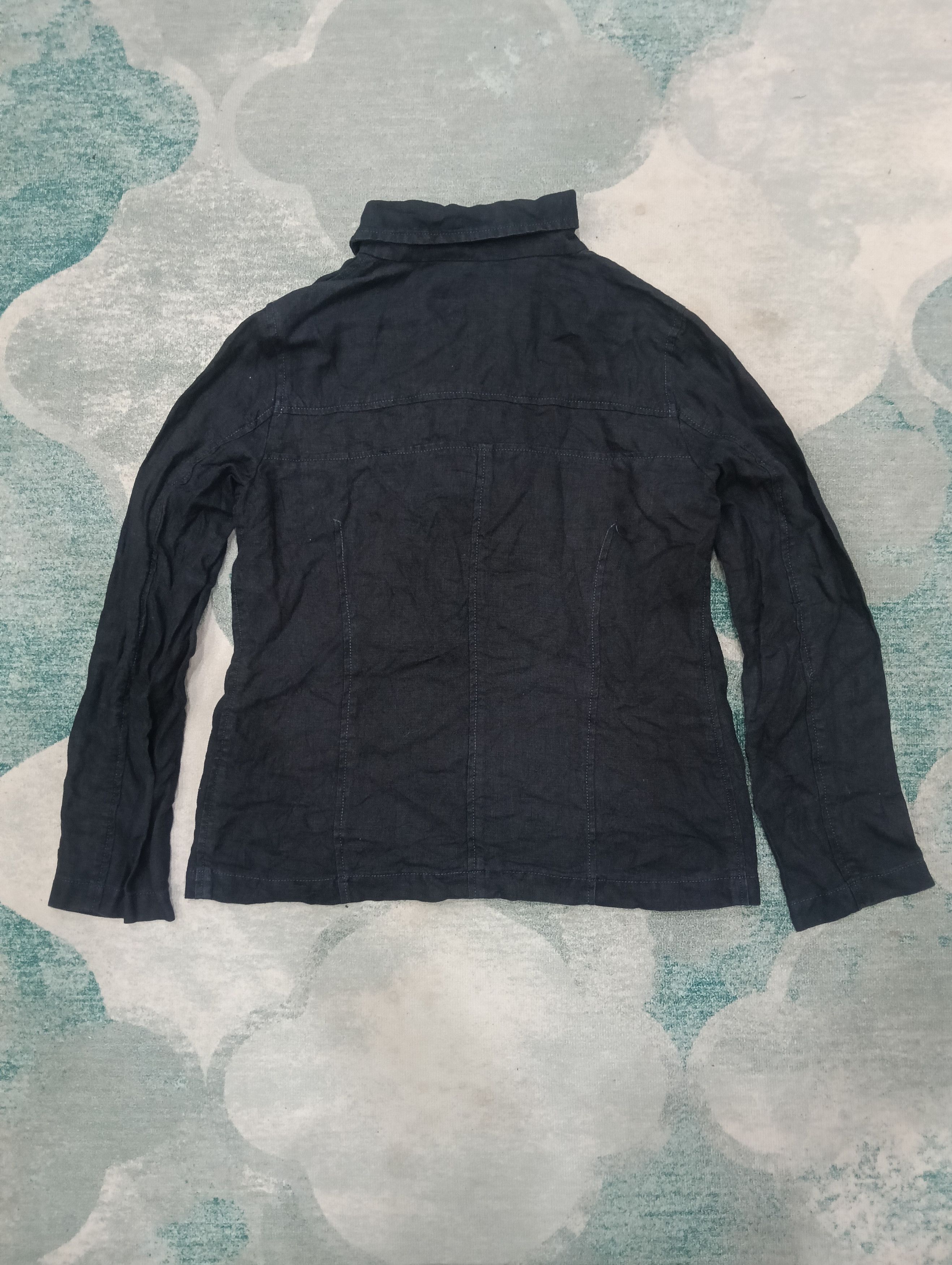 Japanese Brand × Vintage Fou Forget Linen Jacket Japanese Brand Size S / US 4 / IT 40 - 3 Thumbnail