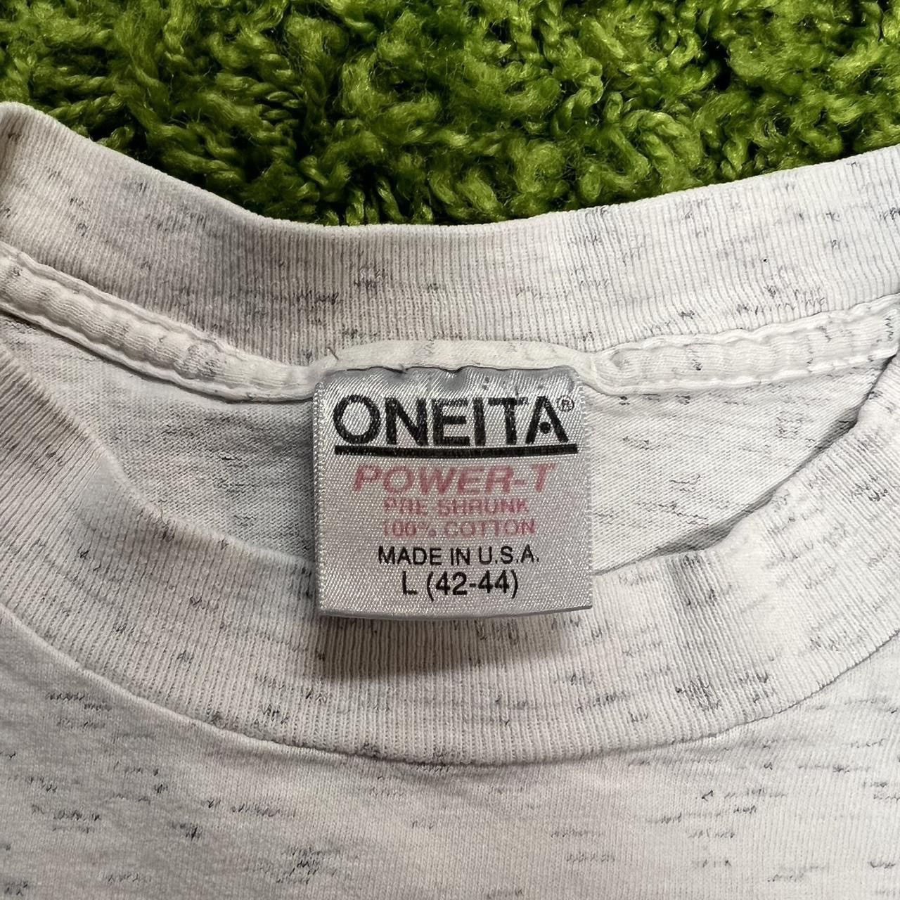 Vintage Vintage Oneita Wolf T-shirt Size L / US 10 / IT 46 - 6 Thumbnail