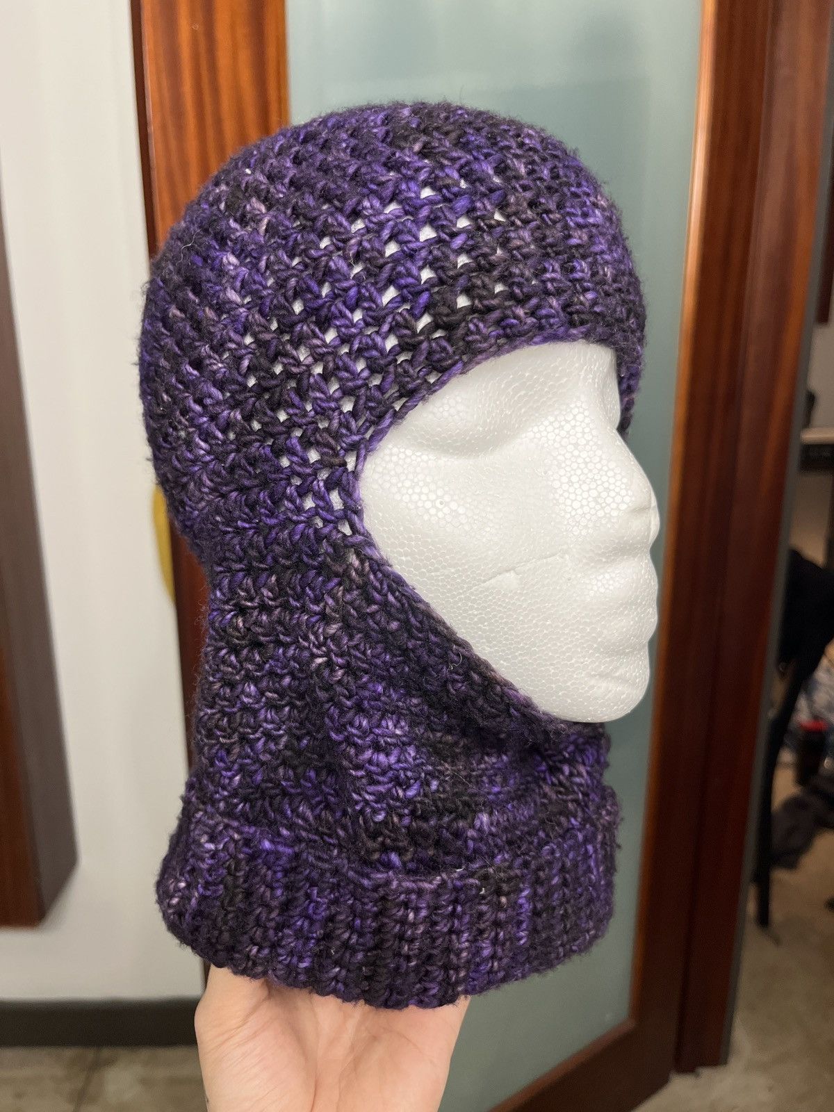 Handmade Merino Wool Balaclava Size ONE SIZE - 4 Thumbnail