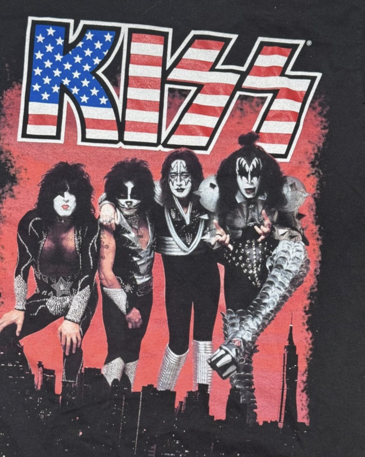 Band Tees × Vintage Kiss Tee T Shirt Vintage Black Size US M / EU 48-50 / 2 - 2 Thumbnail