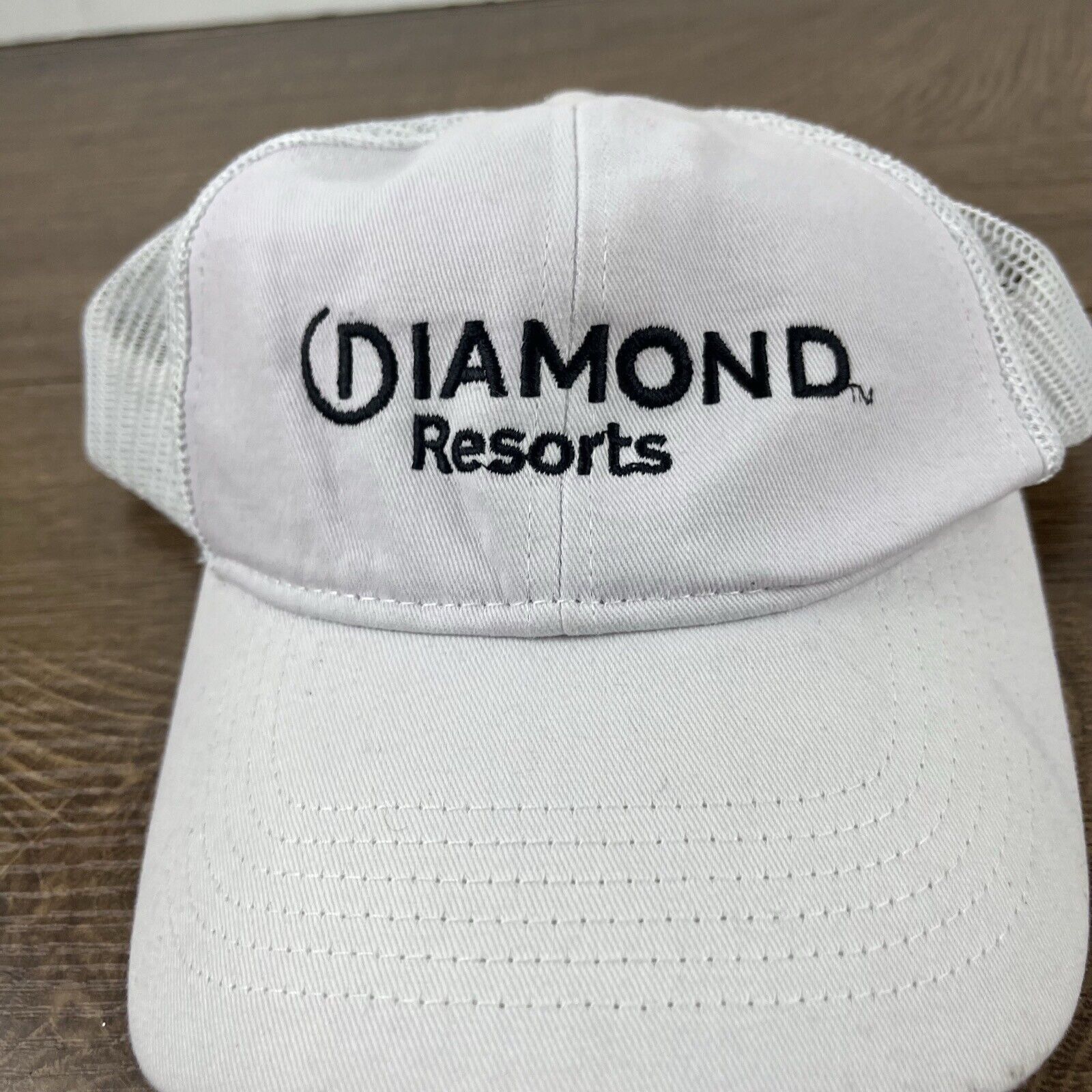 Other Diamond Resort Hat Diamond Snapback Hat White Adjustable Hat Size ONE SIZE - 7 Thumbnail