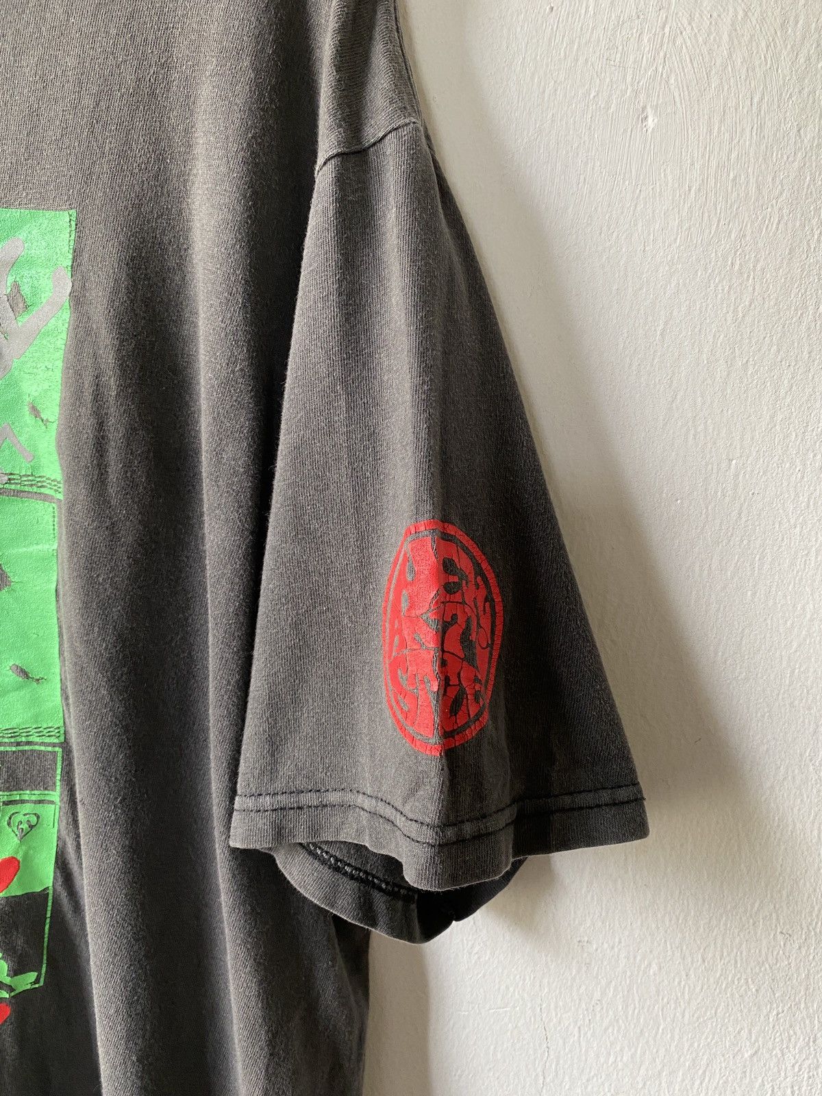 Japanese Brand × Santa Cruz Skateboards × Vintage Vintage 90’s Hex Antistyle Japan Brand Skateboard Shirt Size US L / EU 52-54 / 3 - 7 Thumbnail