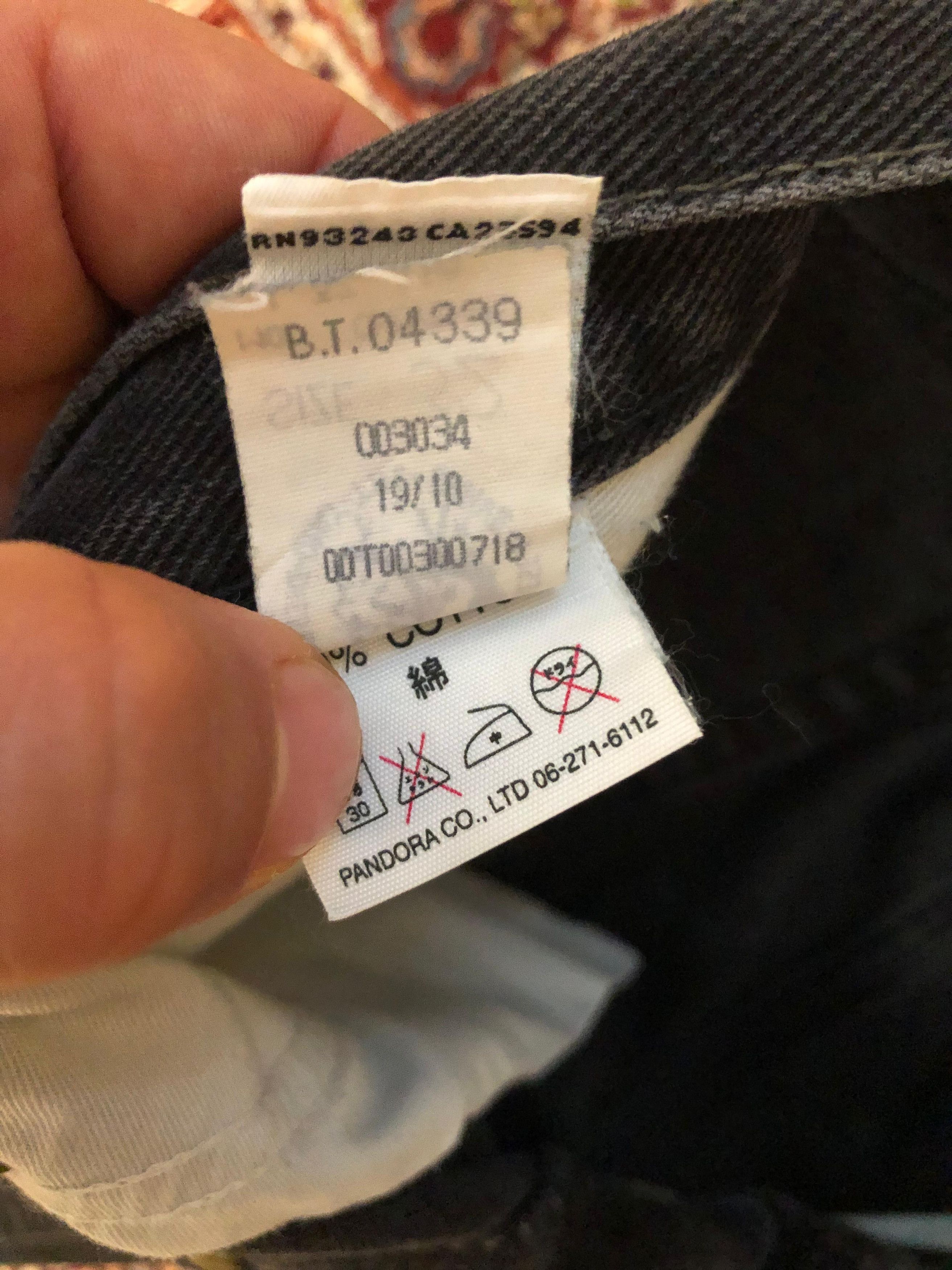 Diesel × Japanese Brand Y2K Baggy Diesel Wide Jeans Pants black 32 Size US 32 / EU 48 - 6 Thumbnail