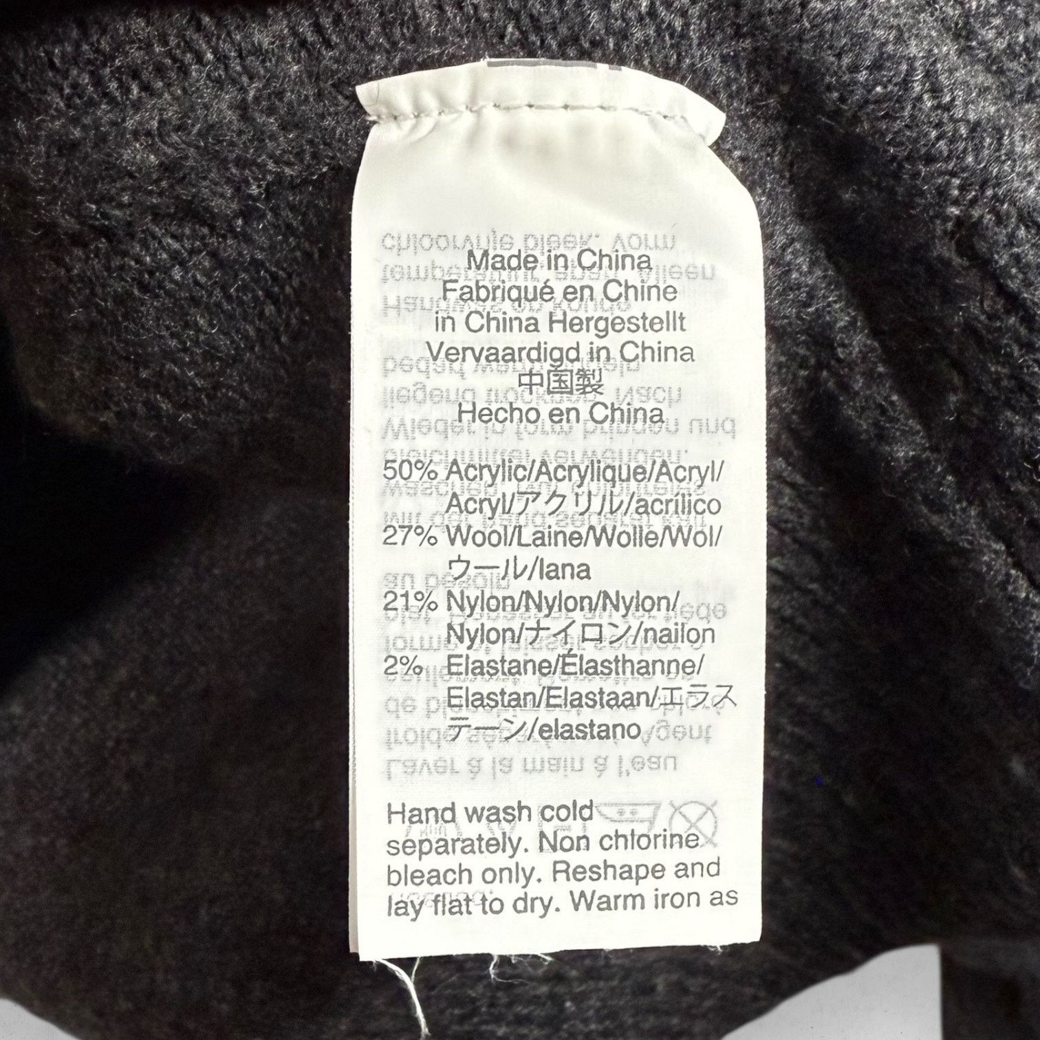 Madewell Madewell Dashwood V-Neck Sweater Grey Women's S Wool Blend Size S / US 4 / IT 40 - 5 Thumbnail