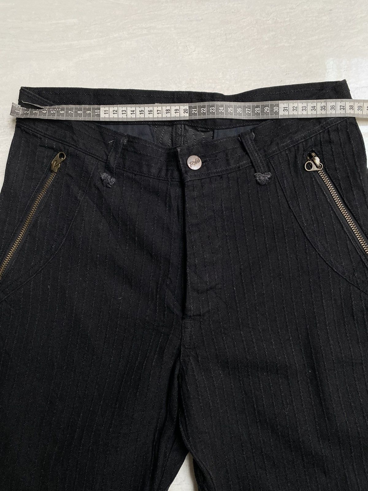 Other ROBB Striped Black Pants Size US 28 / EU 44 - 4 Thumbnail