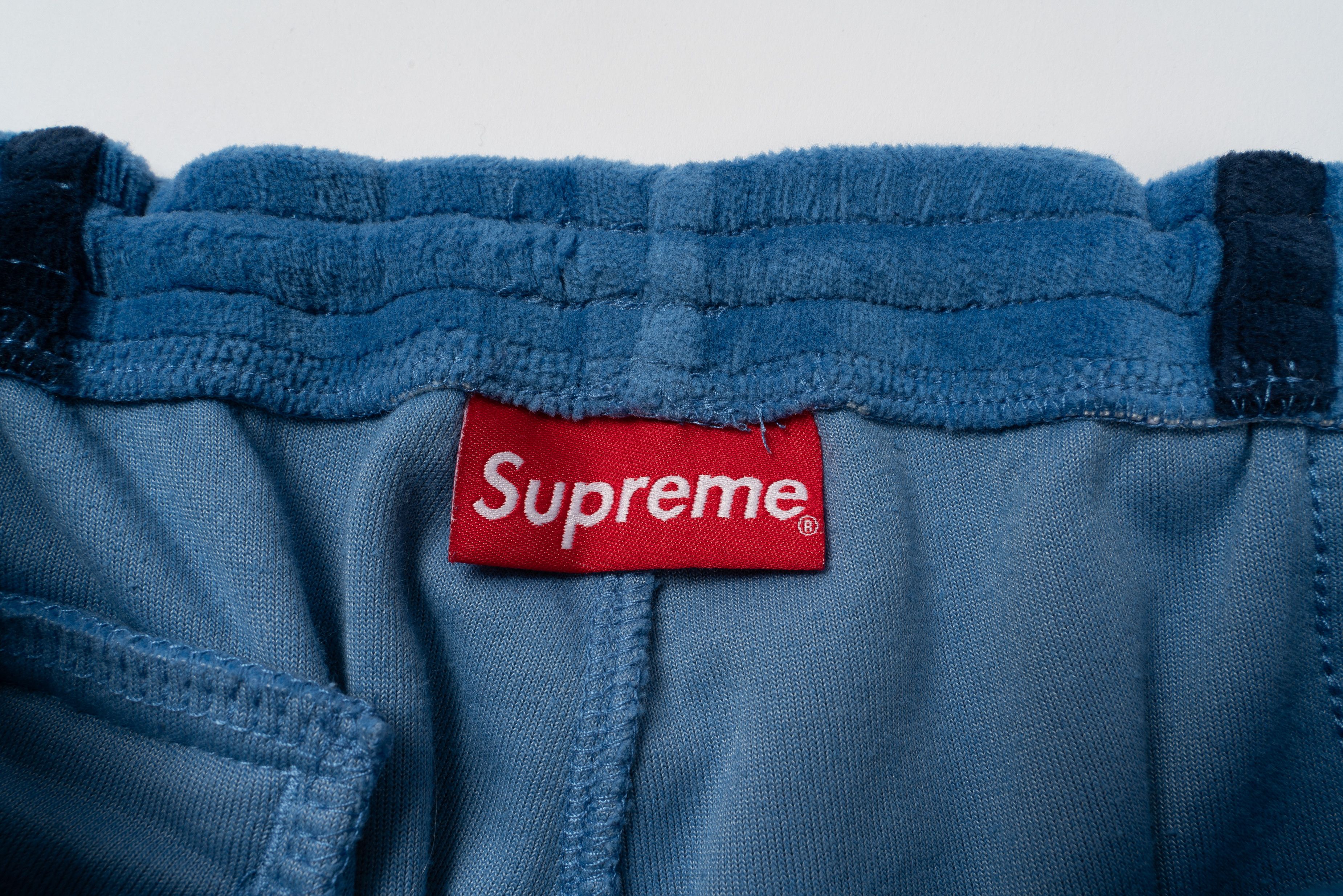 Supreme 🔵SUPREME Grid Taping Velour Jacket and Sweat pant outfit Size 50R - 14 Thumbnail