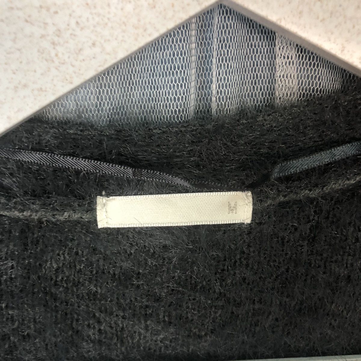 Aran Isles Knitwear × GU × Japanese Brand GU Grey Shag Shaggy Fur Mohair Cardigan #899 Size M / US 6-8 / IT 42-44 - 7 Thumbnail