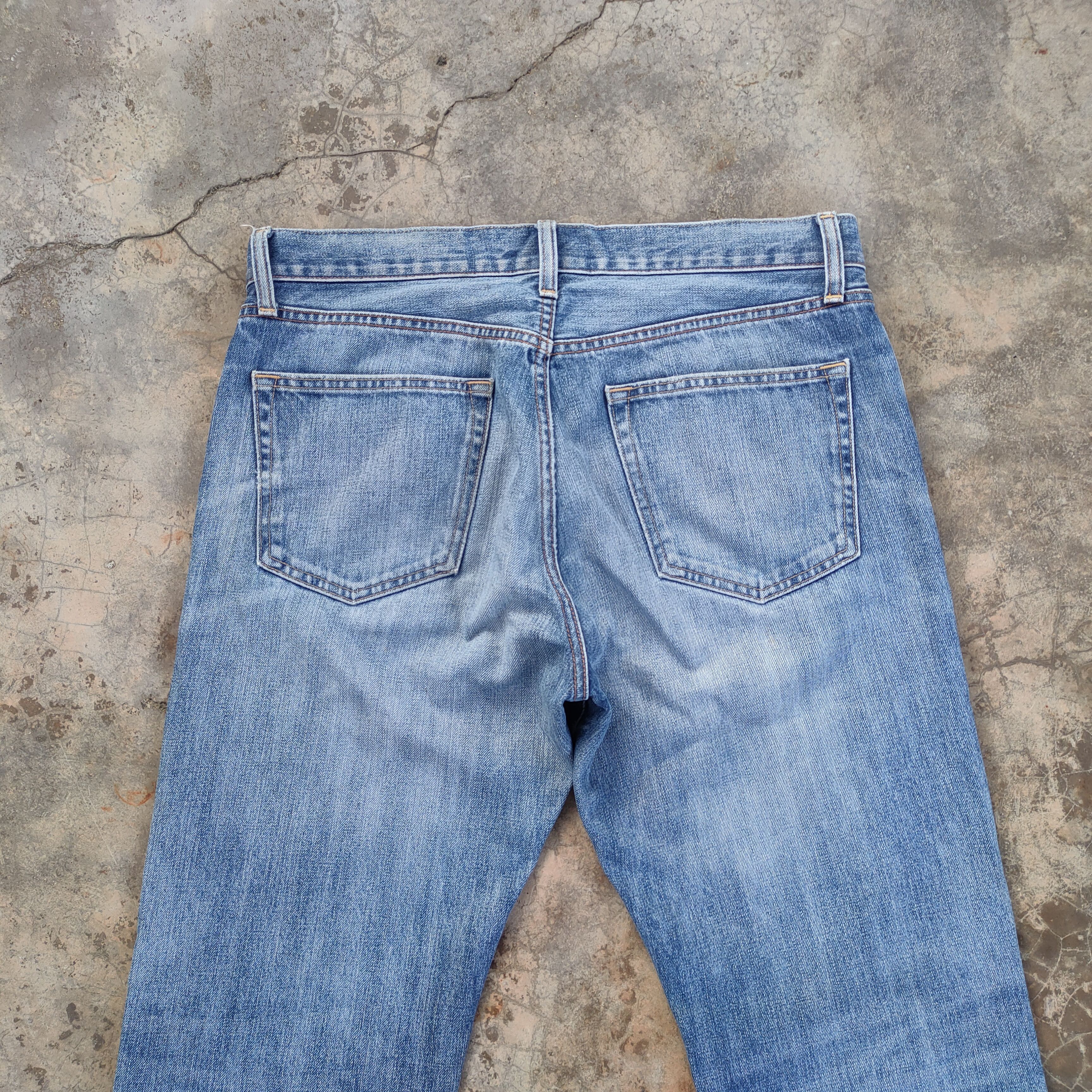 Japanese Brand JAPANESE VINTAGE FADED DISTRESSED DENIM JEAN PANTS Size US 34 / EU 50 - 8 Thumbnail