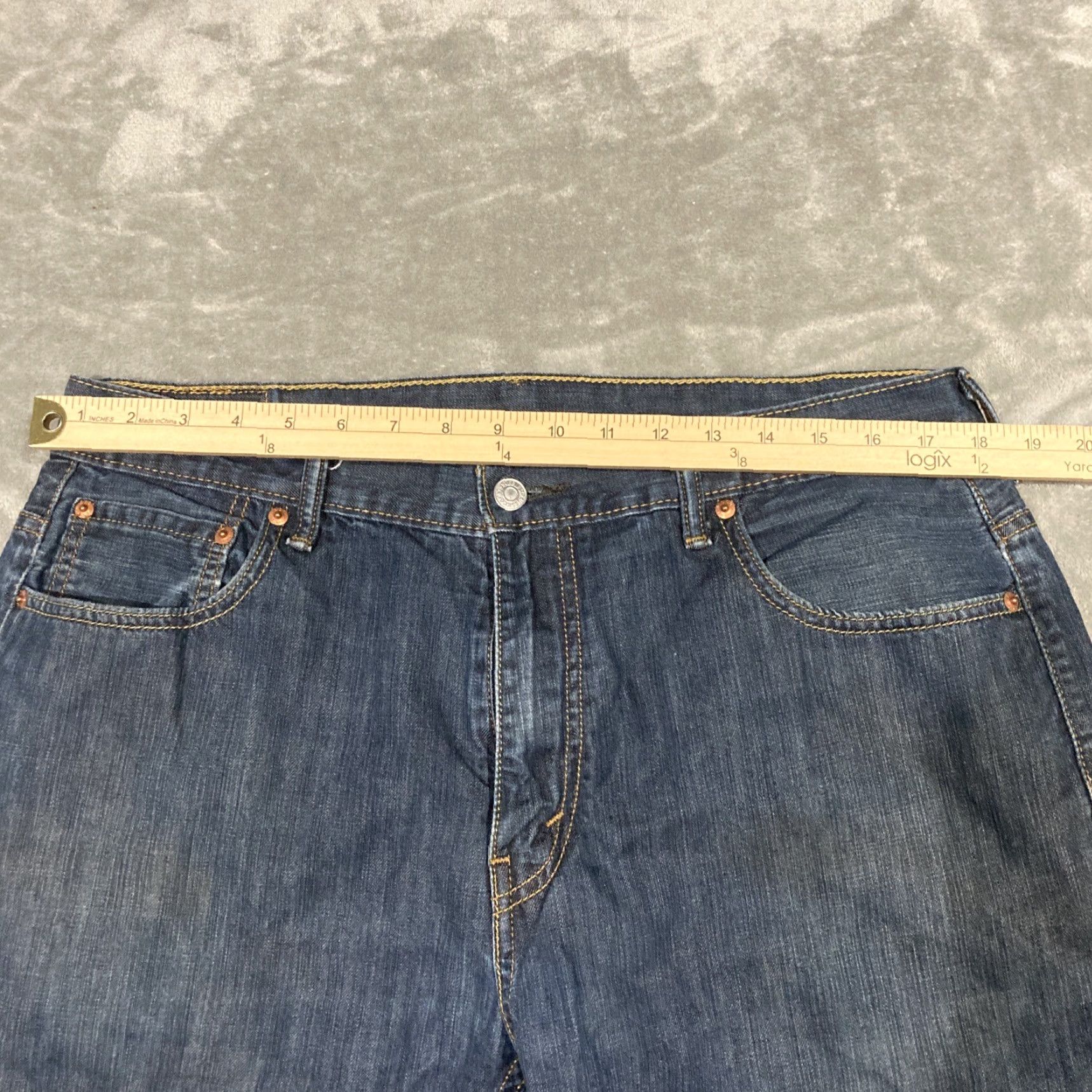 Levi's Levi's 569 Jeans Men 36x30 Medium Wash Blue Loose Straight Leg Denim Pants Shirt? Size US 36 / EU 52 - 2 Thumbnail