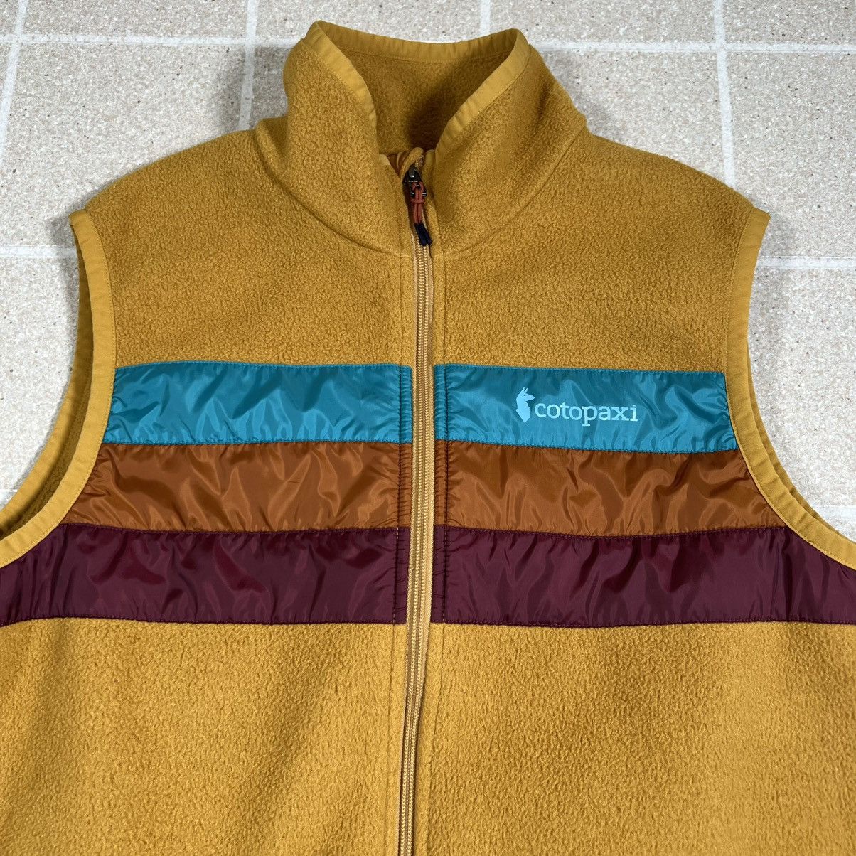 Cotopaxi Cotopaxi Teca Mens Fleece Vest Mustard Yellow Multi-Color Size US M / EU 48-50 / 2 - 2 Thumbnail