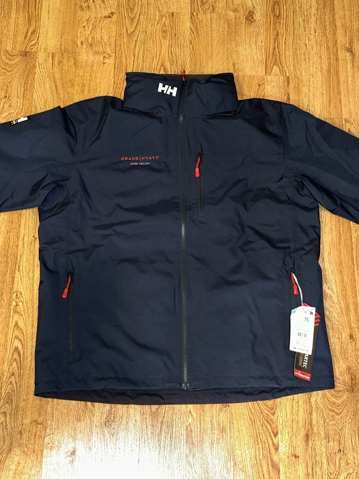 Helly Hansen HELLY HANSEN CREW HOODED MIDLAYER JACKET NAVY 34442 597 Size US XL / EU 56 / 4 - 1 Thumbnail