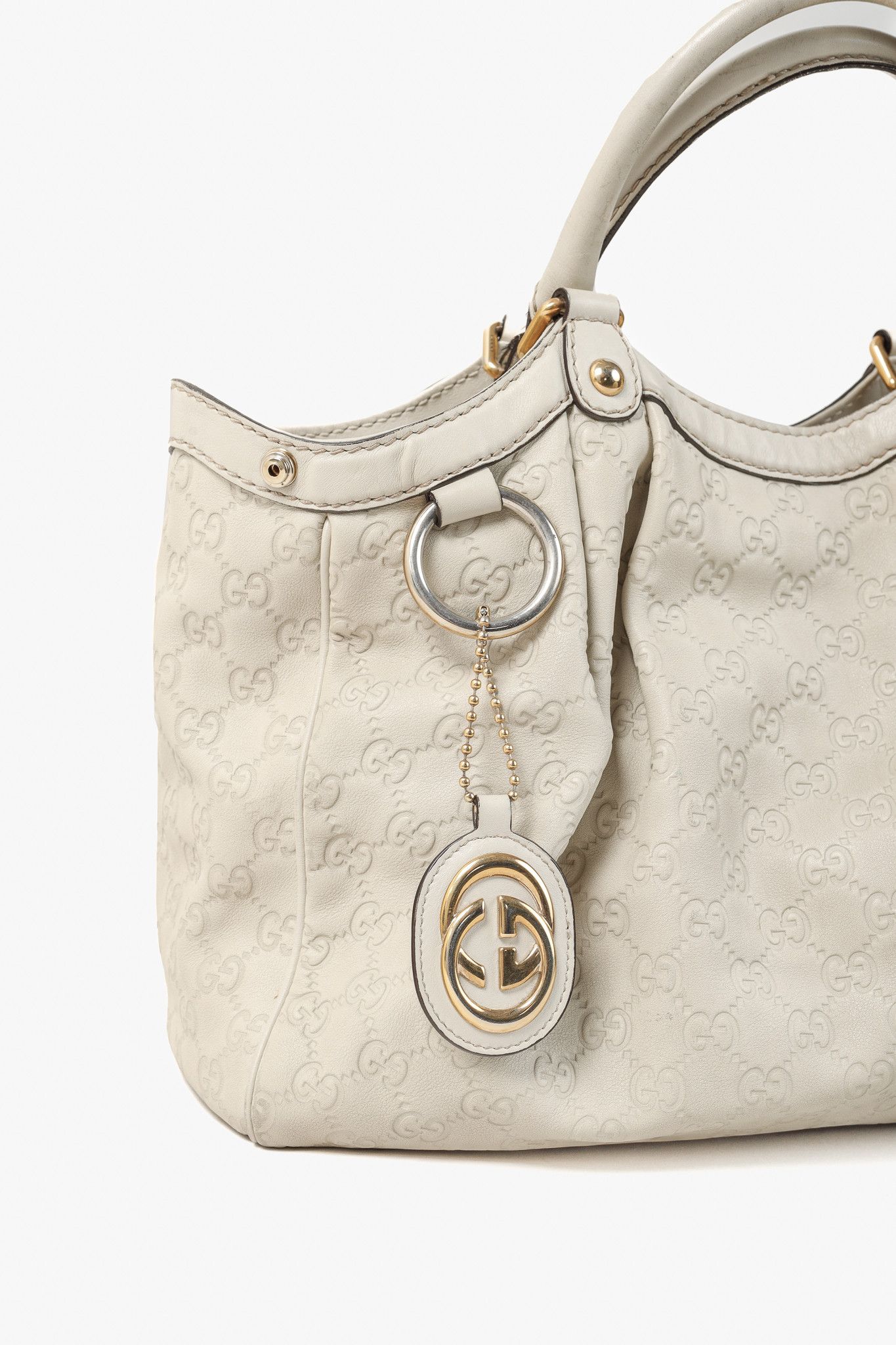 Gucci Gucci Sukey Guccissima Beige Leather Tote Size US 7 / IT 37 - 9 Thumbnail