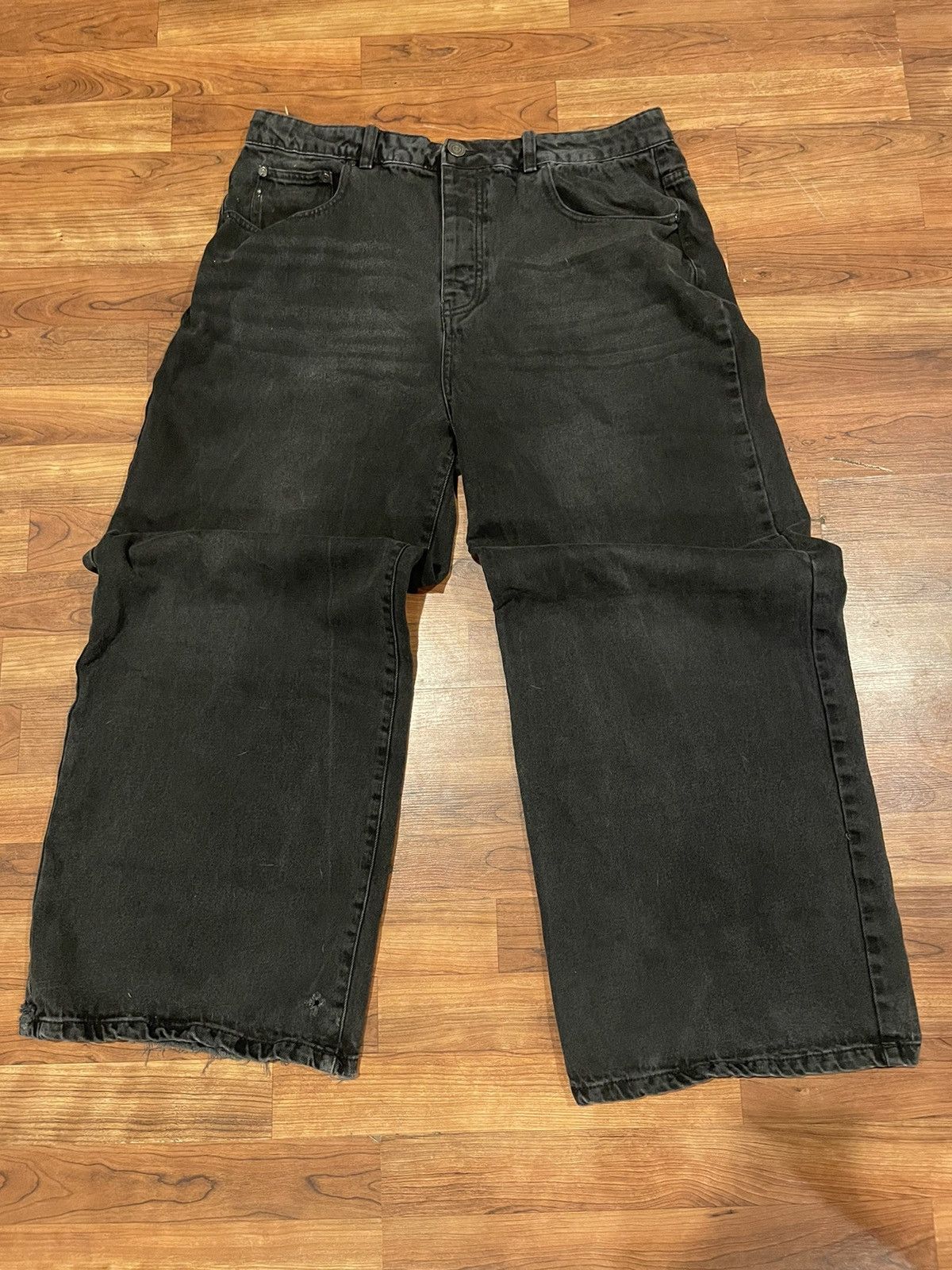 Vintage Crazy fit baggy pants with nice distressing Size US 36 / EU 52 - 1 Thumbnail