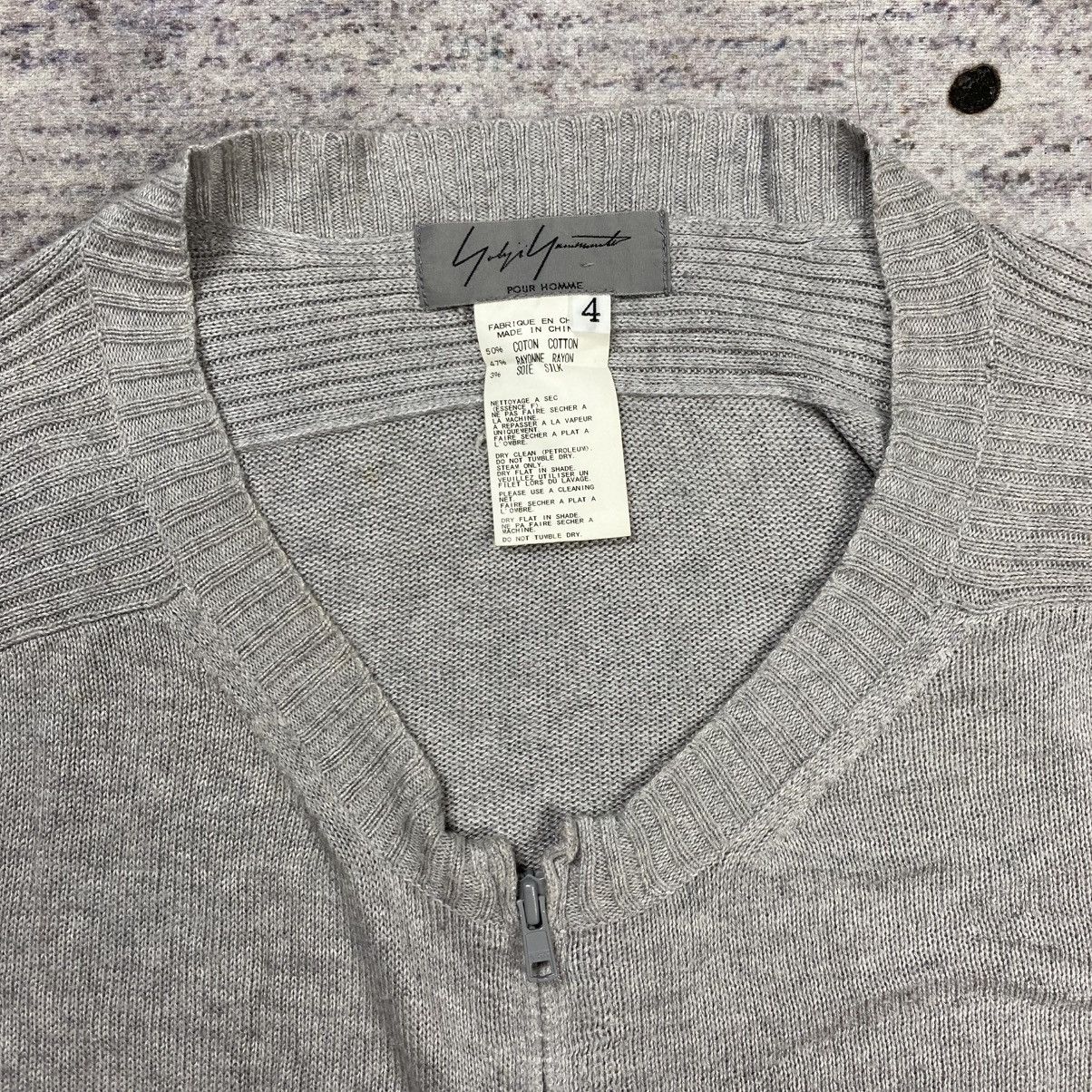 Yohji Yamamoto yohji yamamoto pour homme double zipper knit sweater Size US L / EU 52-54 / 3 - 5 Thumbnail