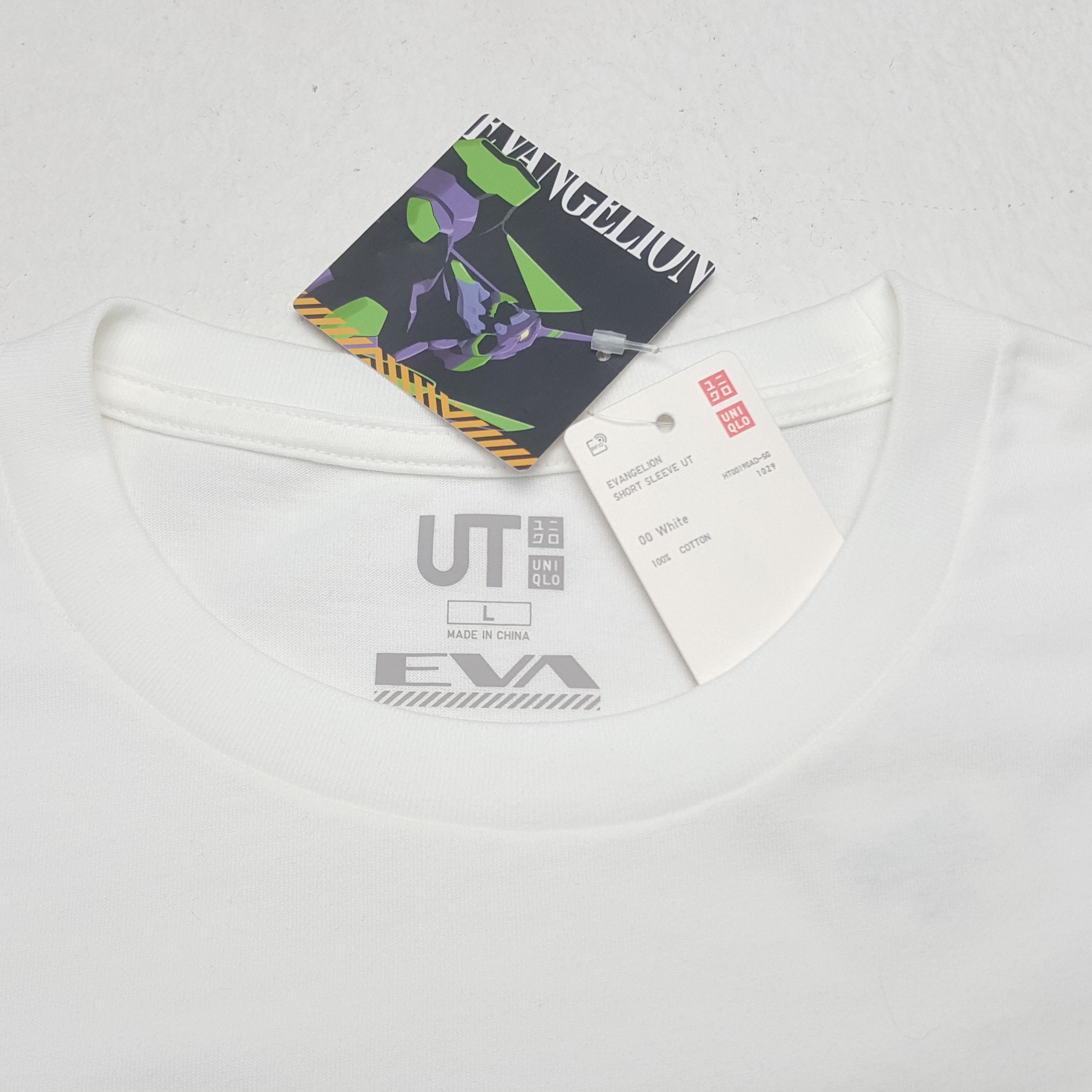 Japanese Brand Vintage UT EVA Evangelion Japanese Cartoon Tshirt Size US L / EU 52-54 / 3 - 4 Thumbnail