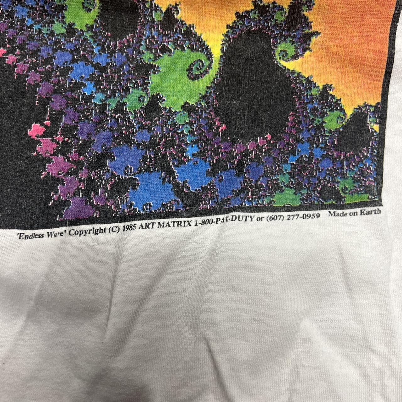 Hanes × Matix Rare Fractal Art T-shirt Size US XL / EU 56 / 4 - 6 Thumbnail