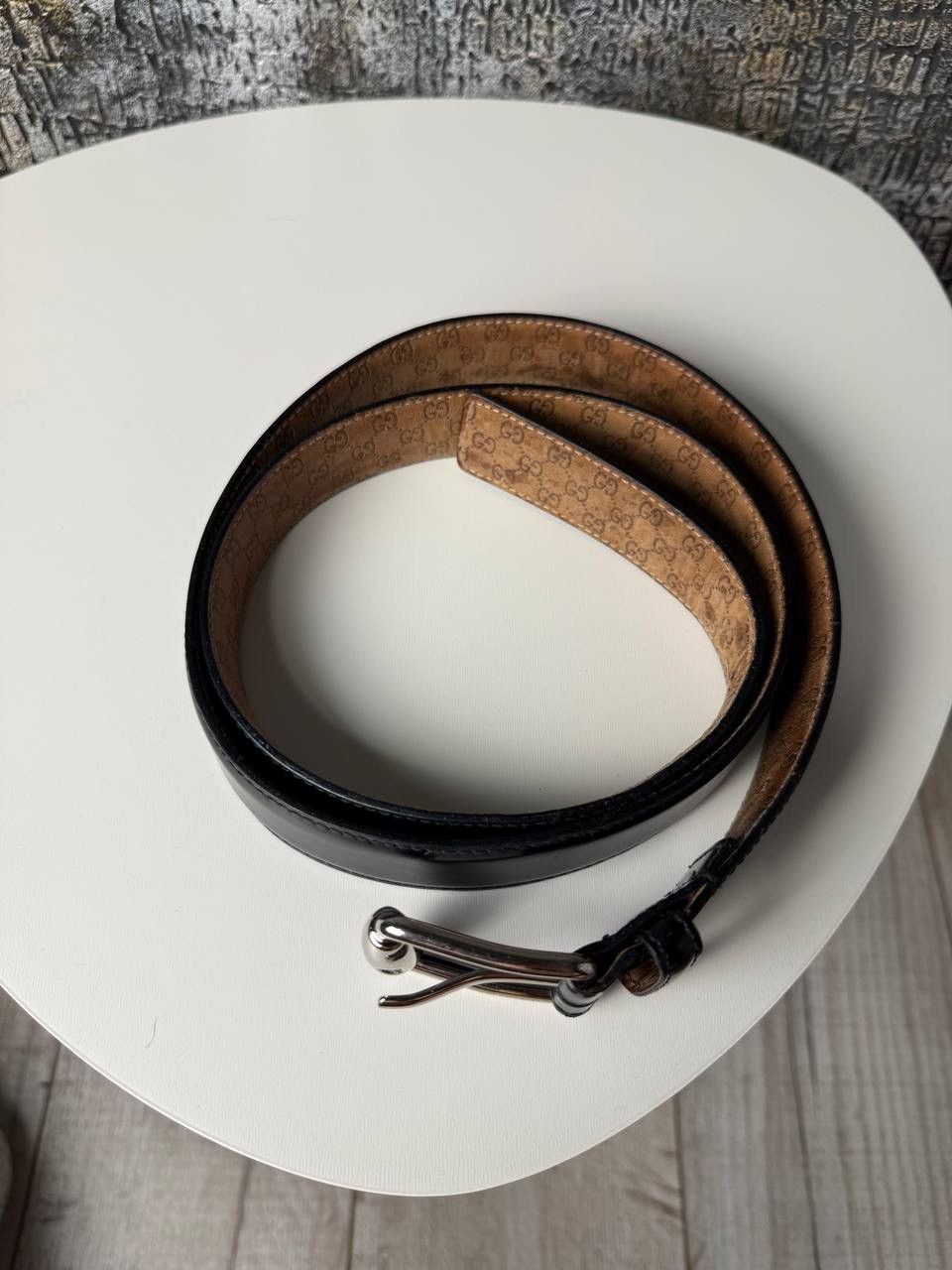 Gucci Leather Gucci monogram belt y2k oldmoney Size ONE SIZE - 18 Thumbnail