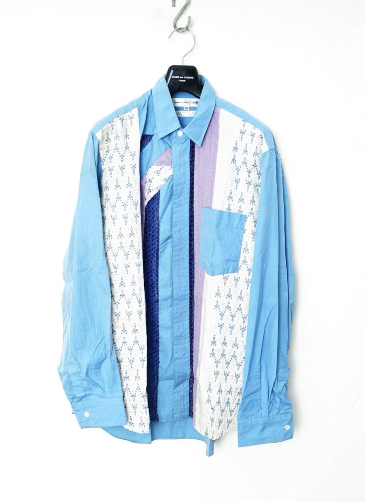 Comme des Garcons Comme des Garçons CDG Embroidered Panel Oversized Shirt Size US M / EU 48-50 / 2 - 1 Thumbnail
