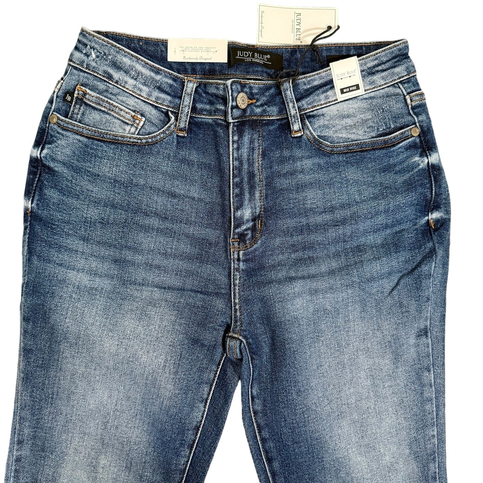 Judy Blue Judy Blue Mid Rise Flare Fit Leg Jeans Inseam Panel 13 31 Size 31" - 7 Thumbnail