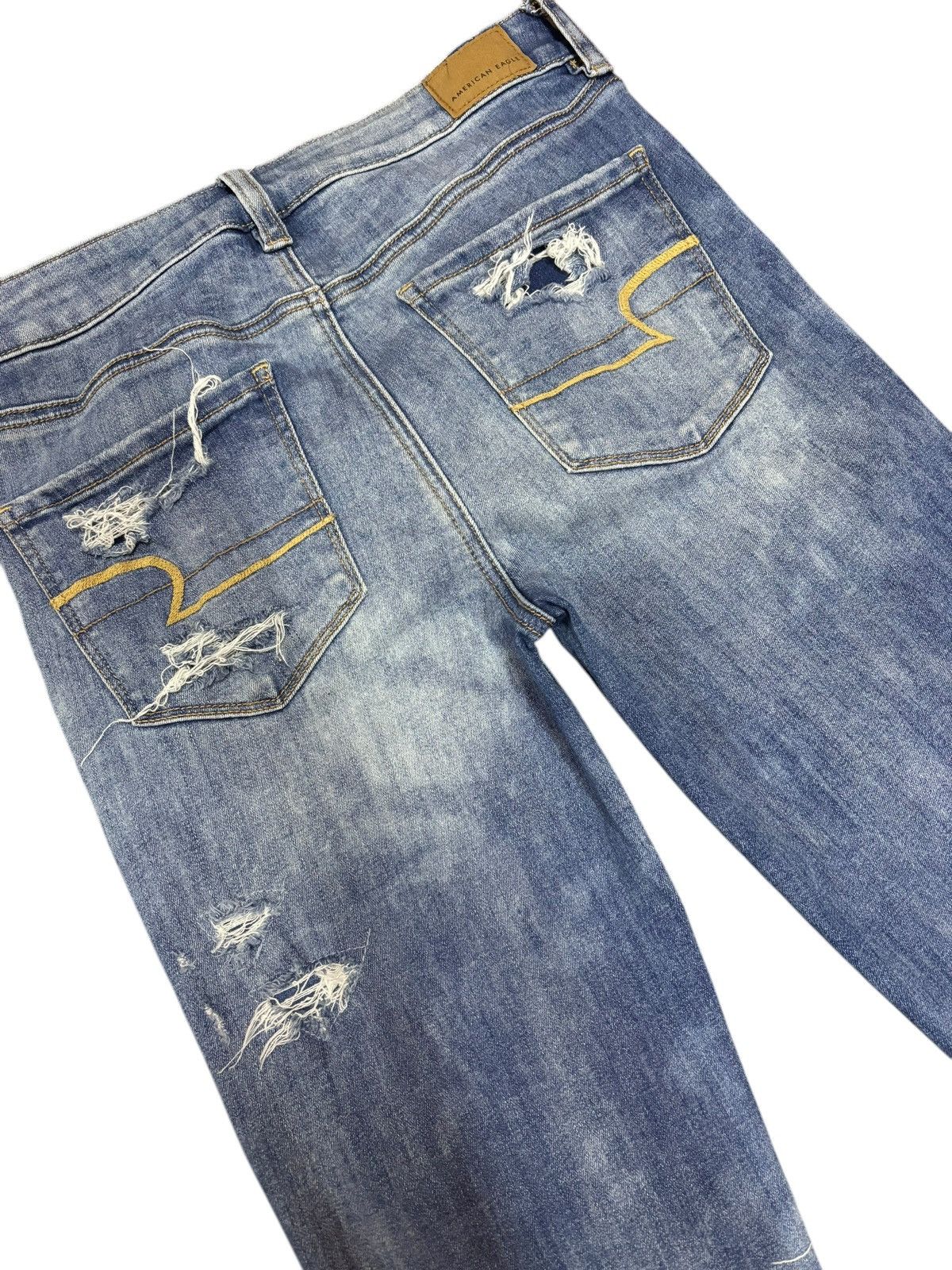 American Eagle Outfitters × American Rag American Eagle Ripped Jeans Size US 28 / EU 44 - 6 Thumbnail