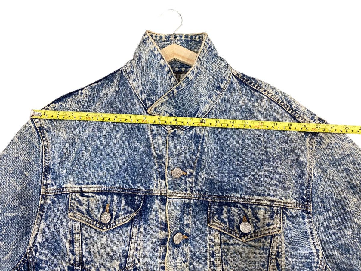 Edwin Vtg EDWIN Acid Wash Denim Jacket Button (L) Size US L / EU 52-54 / 3 - 18 Thumbnail