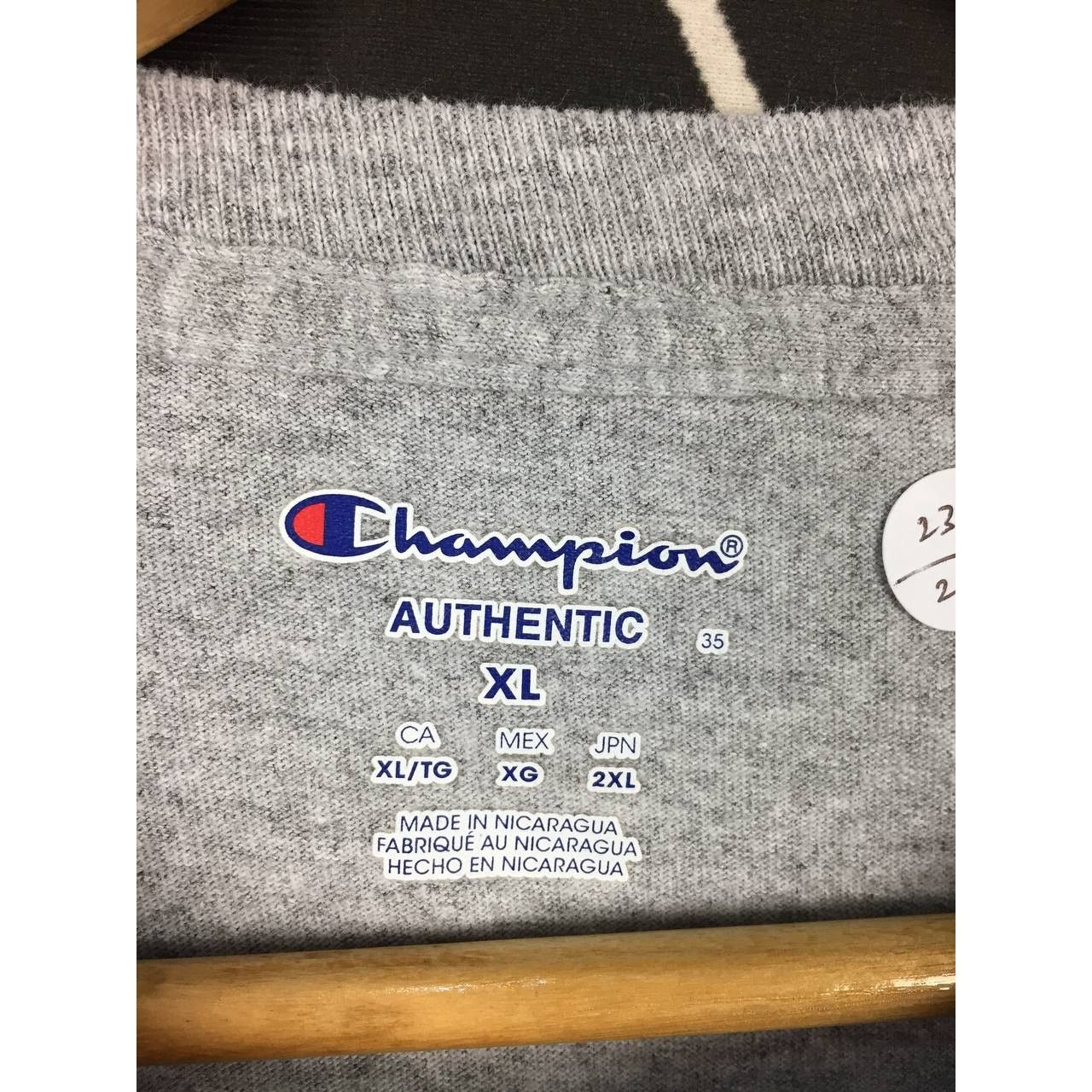 Champion Champion Authentic Tufts Lacrosse Spell Out Logo Tee Size US XL / EU 56 / 4 - 7 Thumbnail