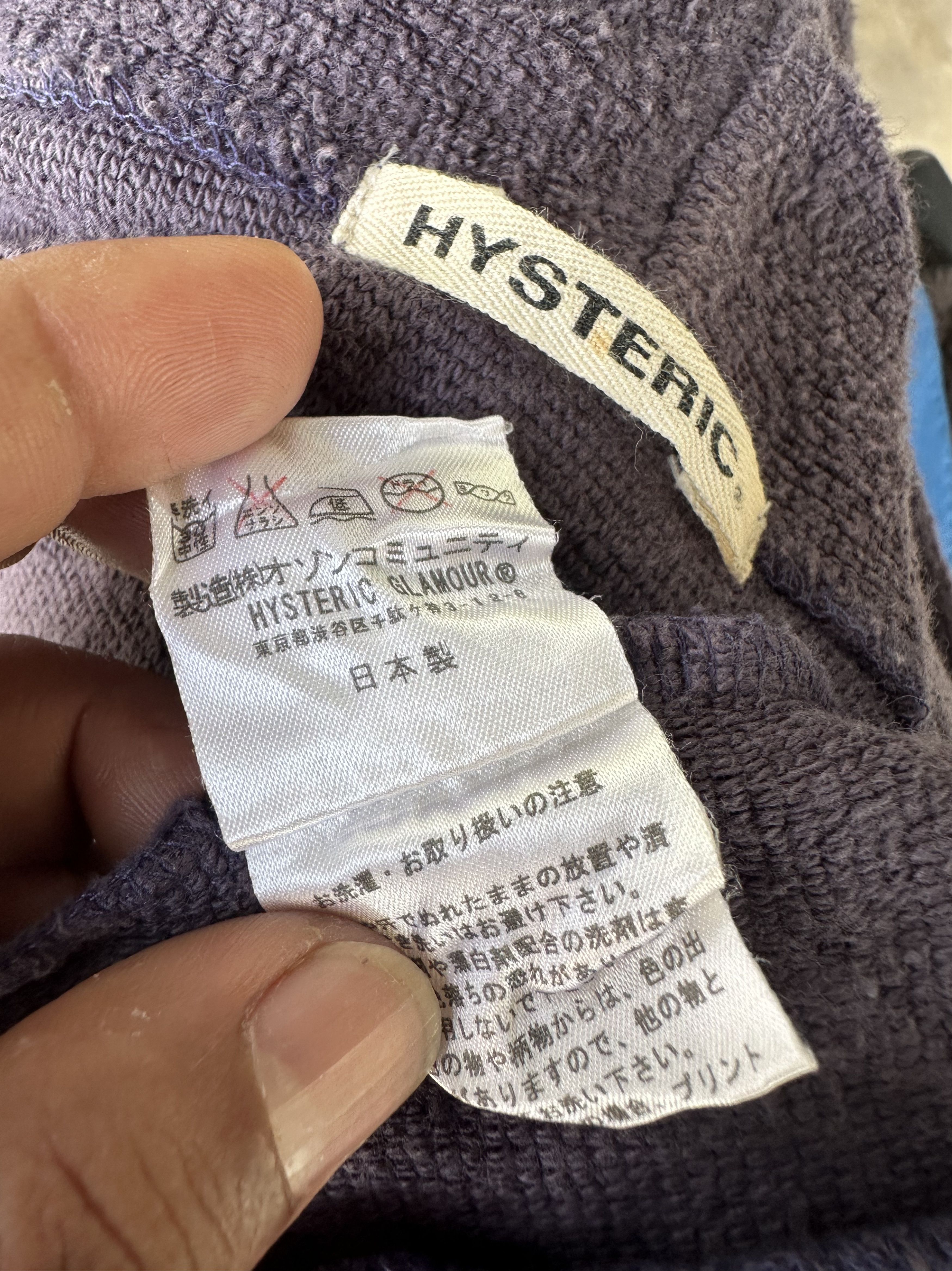 Hysteric Glamour Vtg Hysteric Glamour Ride With The Wind Wide Zipper Hoodie Size US S / EU 44-46 / 1 - 7 Thumbnail