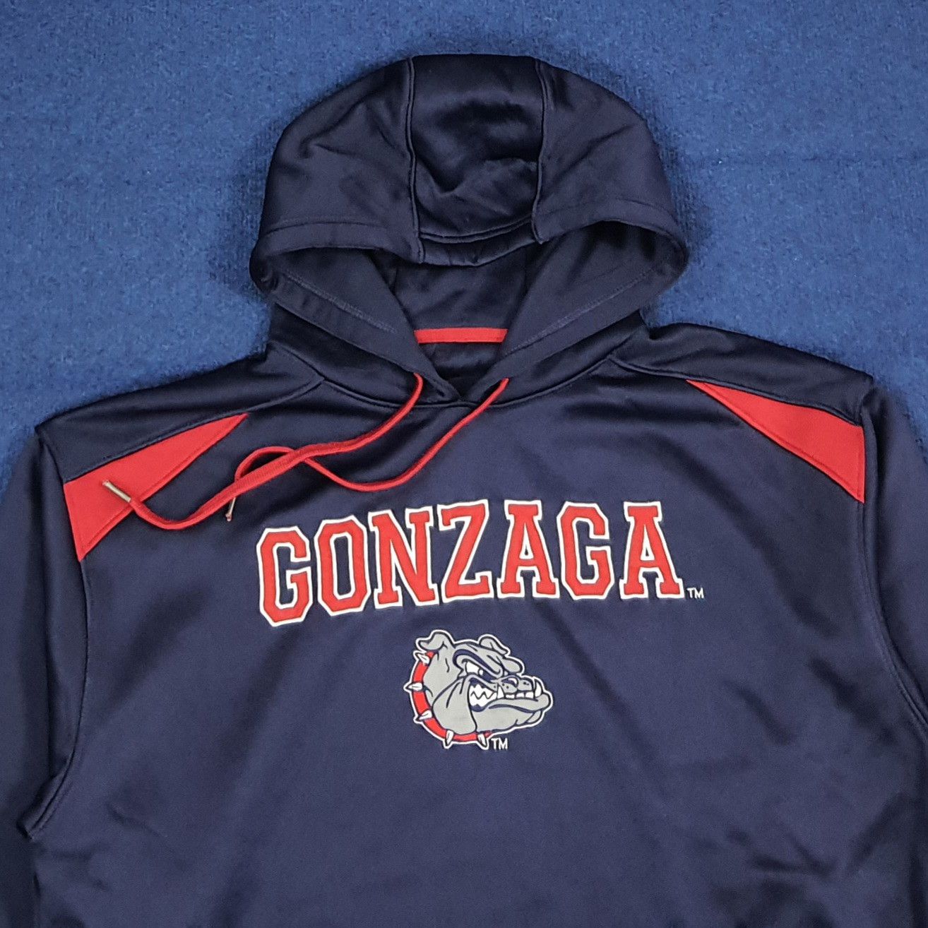 NBA Vintage Gonzaga Bulldogs Basketball Team NBA Hoodie C270N14 Size US XL / EU 56 / 4 - 2 Thumbnail
