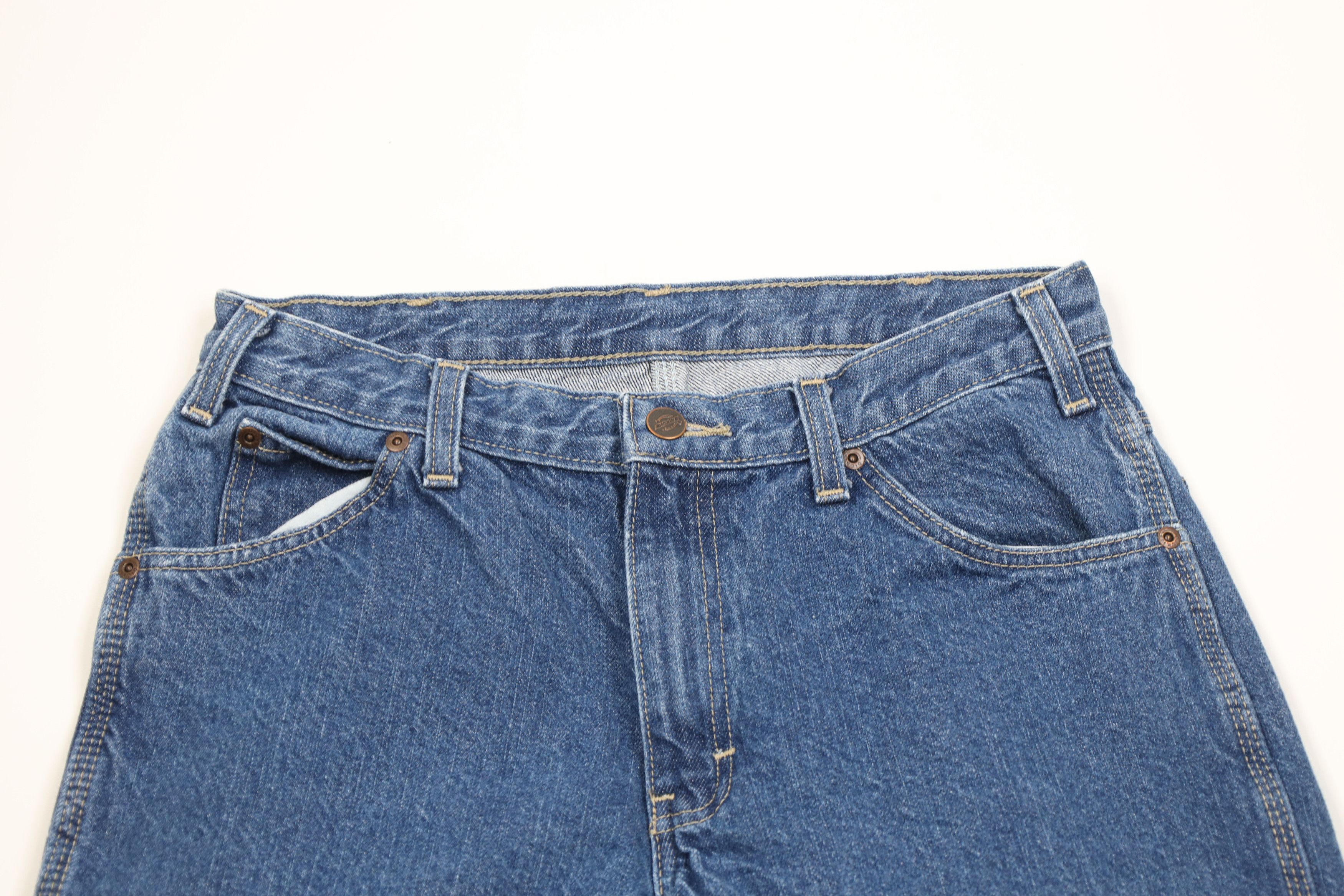 Dickies Vintage Y2K Dickies Wide Leg Dungaree Denim Jeans Size US 32 / EU 48 - 2 Thumbnail