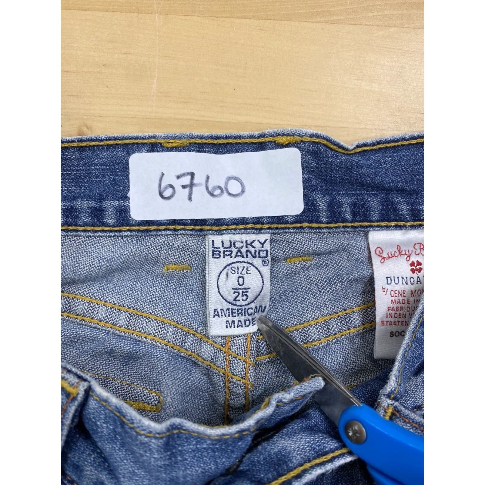 Lucky Brand Lucky Brand Socialite Jean Womens 0/25 Blue Medium Wash Casual Pockets #6760 Size 32" / US 10 / IT 46 - 5 Thumbnail
