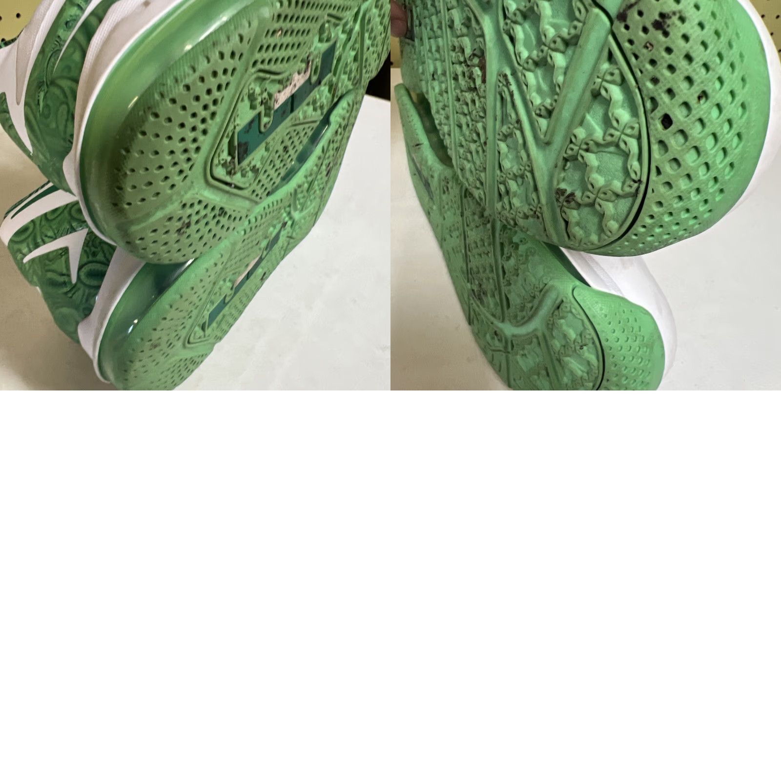 Nike Nike LeBron XI Low Air Max Basketball Shoes Men 10.5 White Green Multicolor 642849-100 Size US 10 / EU 43 - 8 Thumbnail