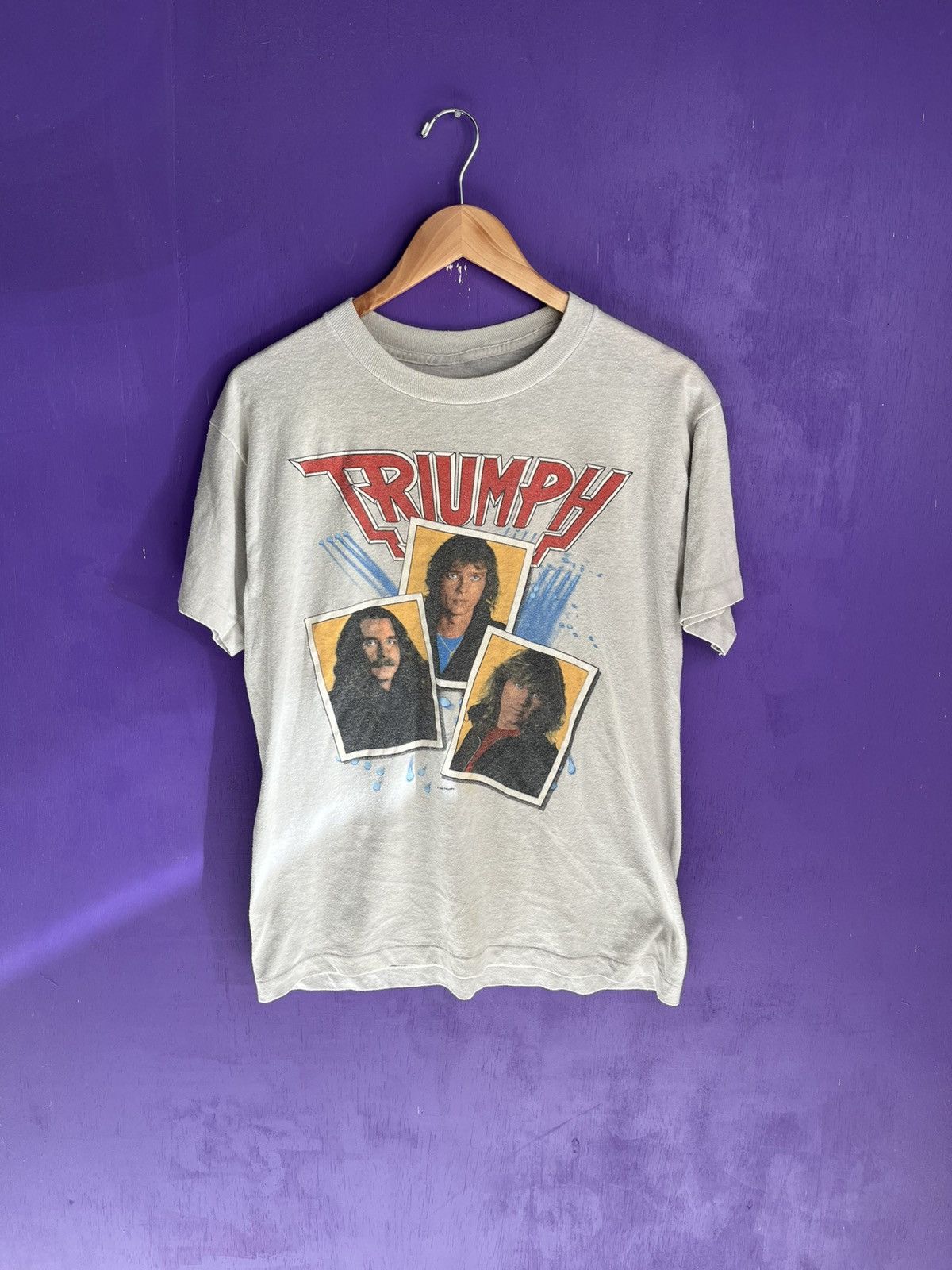 Band Tees × Vintage Vintage 1986 Triumph sports of kings tour tee Size US M / EU 48-50 / 2 - 1 Thumbnail