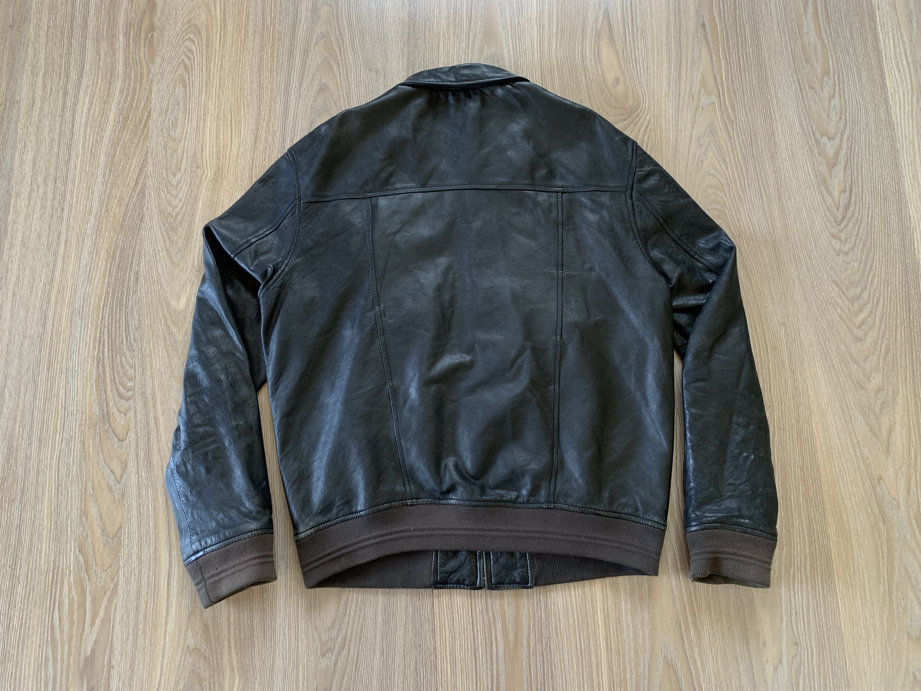 Tommy Hilfiger × Vintage Tommy Hilfiger Vintage Leather Jacket Size US M / EU 48-50 / 2 - 3 Thumbnail
