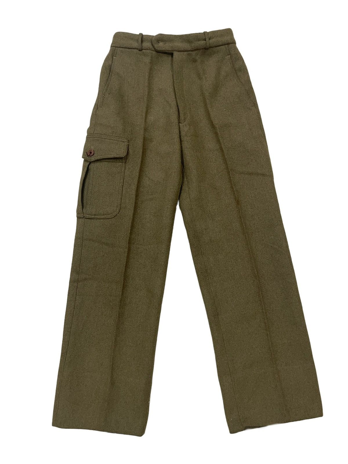 TRUE VINTAGE HEAVY WOOL PANTS BEIGE VALENTINO