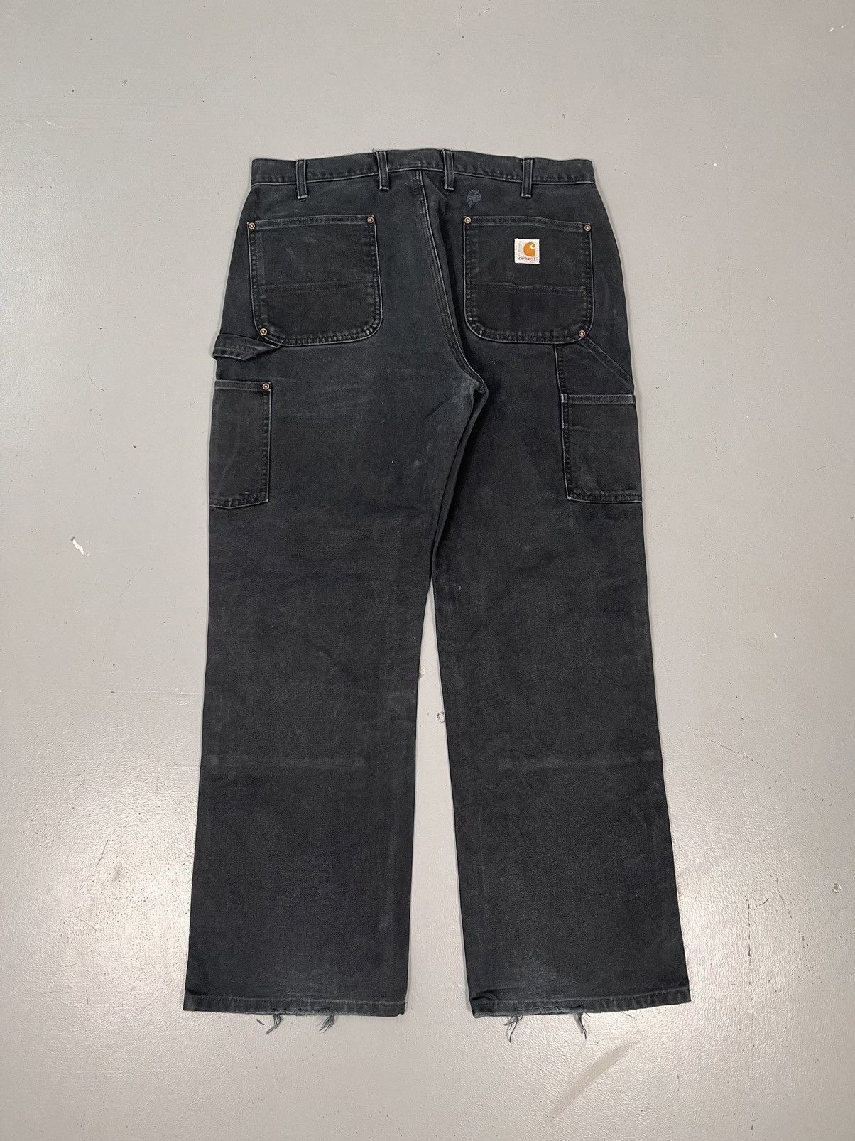 Carhartt × Vintage Vintage Carhartt B01 BLK double knee denim Size US 36 / EU 52 - 8 Thumbnail
