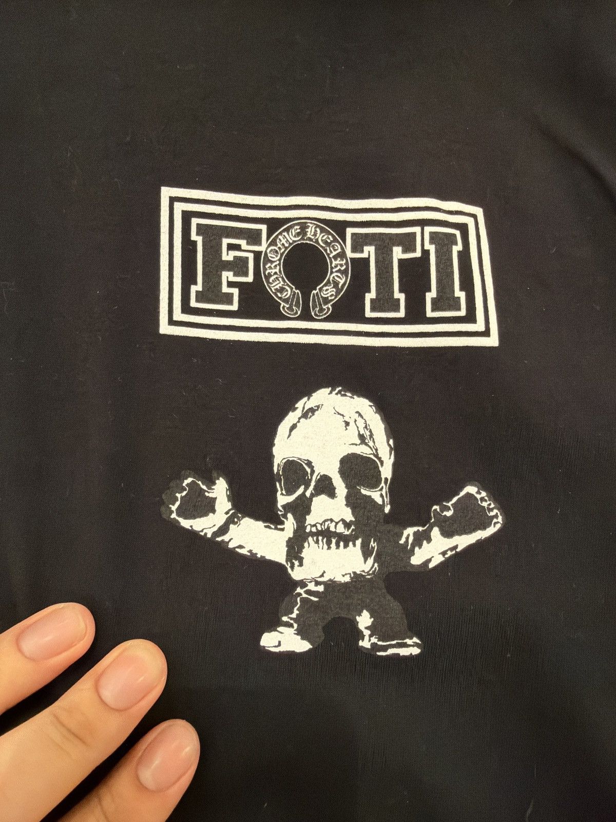 Chrome Hearts Chrome Hearts Foti Tik Tak Black Tee Size US L / EU 52-54 / 3 - 4 Thumbnail