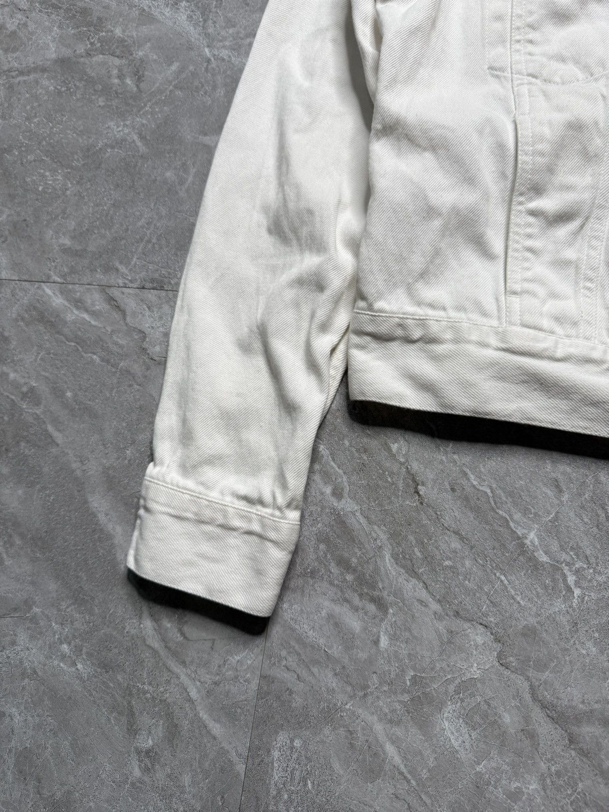 Gucci Gucci By Tomford White Trucker Jacket Size US S / EU 44-46 / 1 - 4 Thumbnail