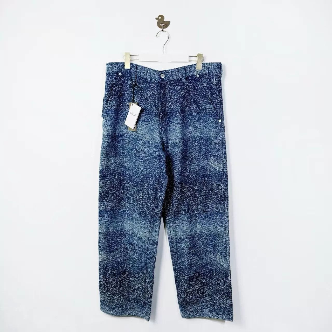 Dior Dior Jacquard Gradient Logo Denim Jeans Size 52 Size US 36 / EU 52 - 1 Thumbnail