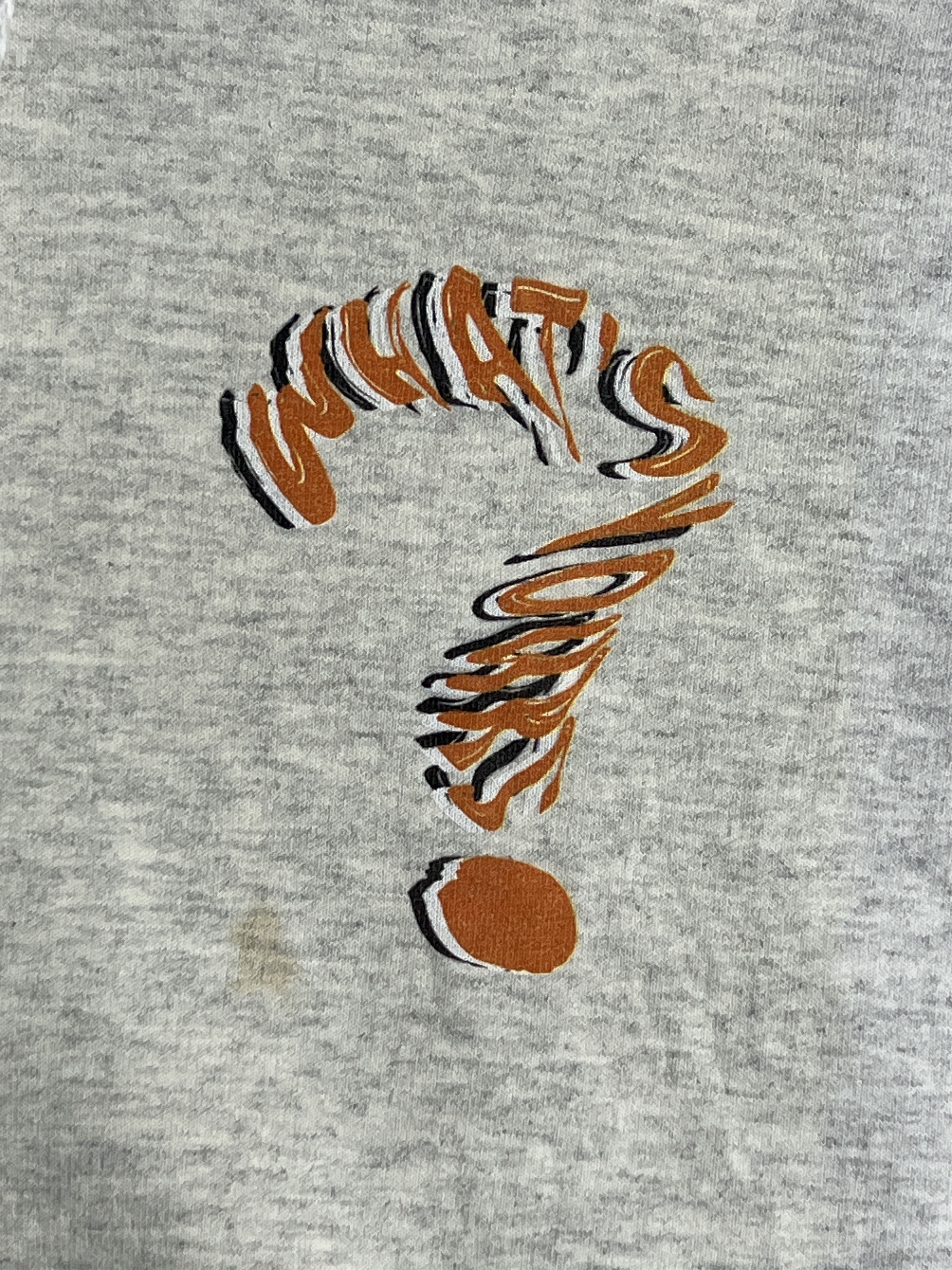 Vintage Vintage 90s What's Yours Pop Art Hoodie (L) JK645 Size US L / EU 52-54 / 3 - 9 Thumbnail