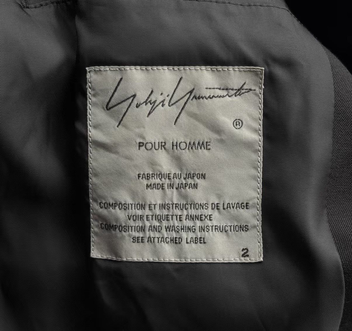 Yohji Yamamoto Yohji Yamamoto 17AW Worker Discharge-Print Scarf Coat J4 Size US S / EU 44-46 / 1 - 7 Thumbnail
