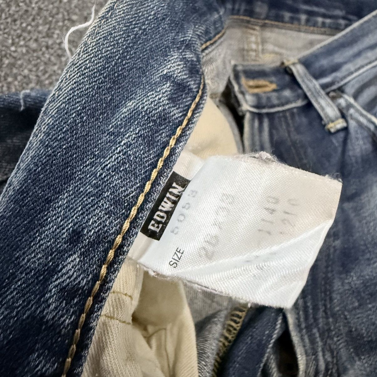 Kapital 🇯🇵 Vintage 90s Selvedge Edwin 505xx Distressed Denim Size US 28 / EU 44 - 15 Thumbnail