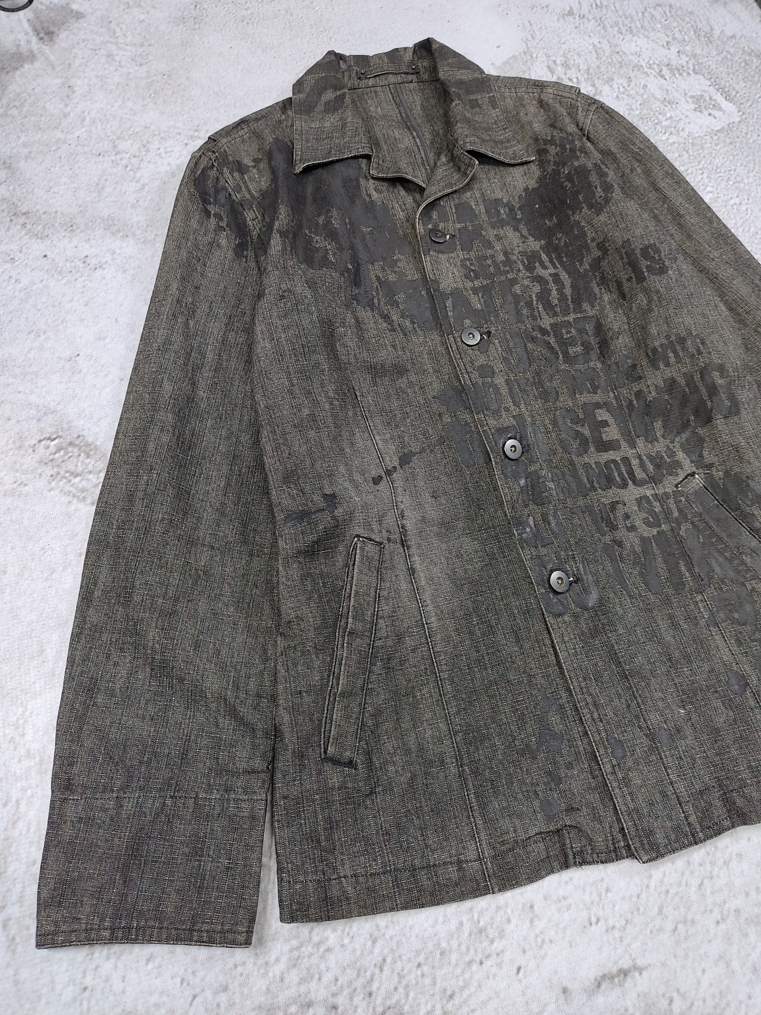 In The Attic In The Attic- Industrial Text Graphic Military Work Jacket Size US M / EU 48-50 / 2 - 3 Thumbnail